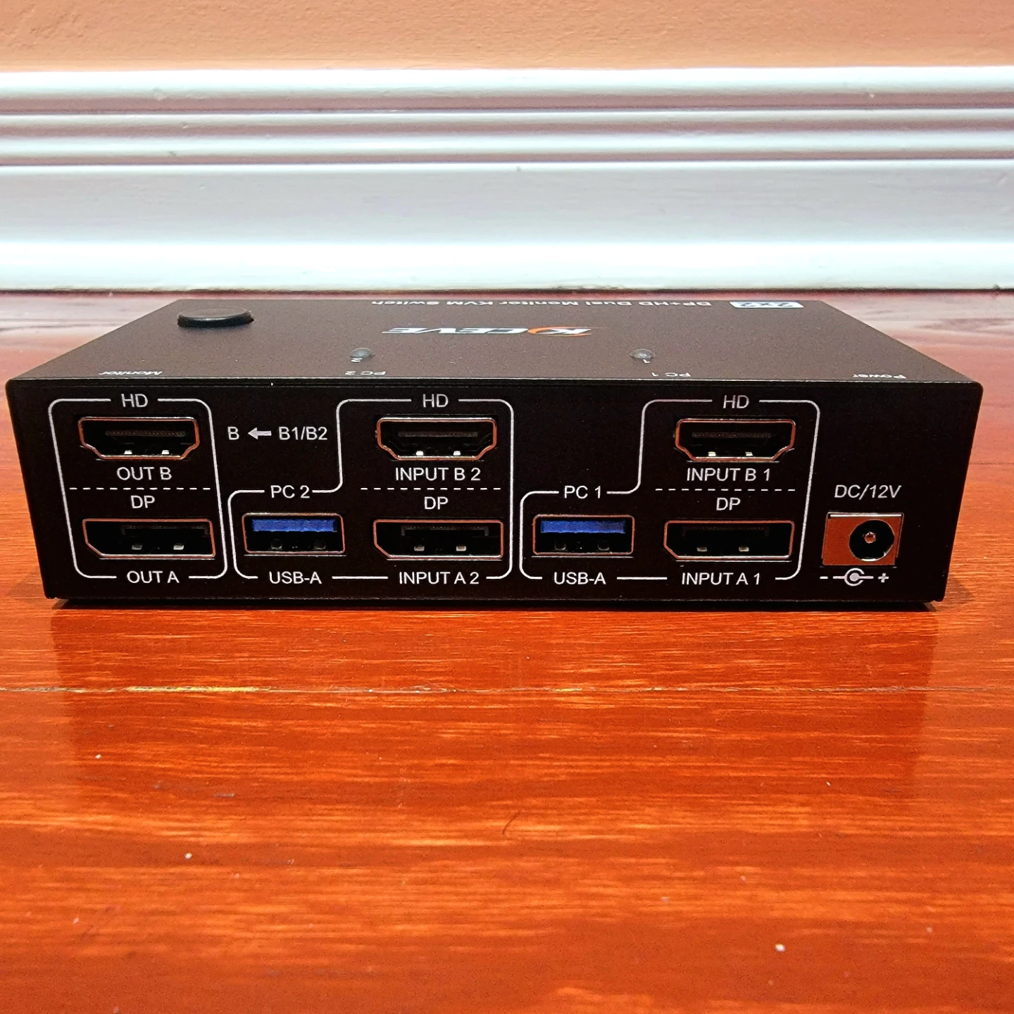 Kceve 8K HDMI Display Port Dual Monitor KVM Switch - photo 4