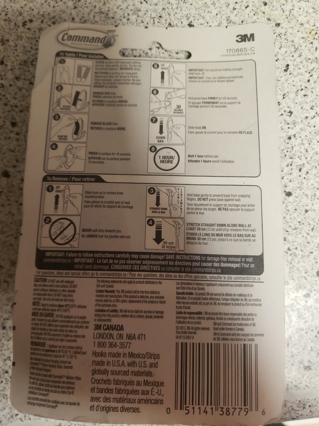 Command Slate Terrace Hooks, 2 pack - photo 2