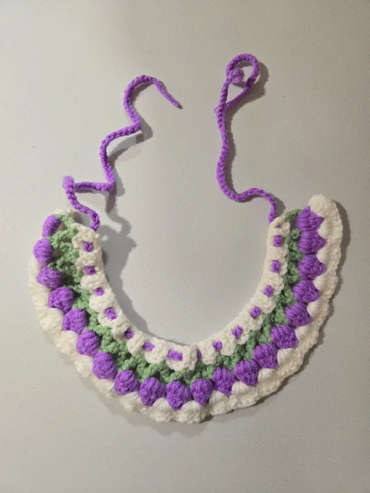 Handmade Adjustable Pet Collar, Christmas gift #Cleanout image indicator(2)