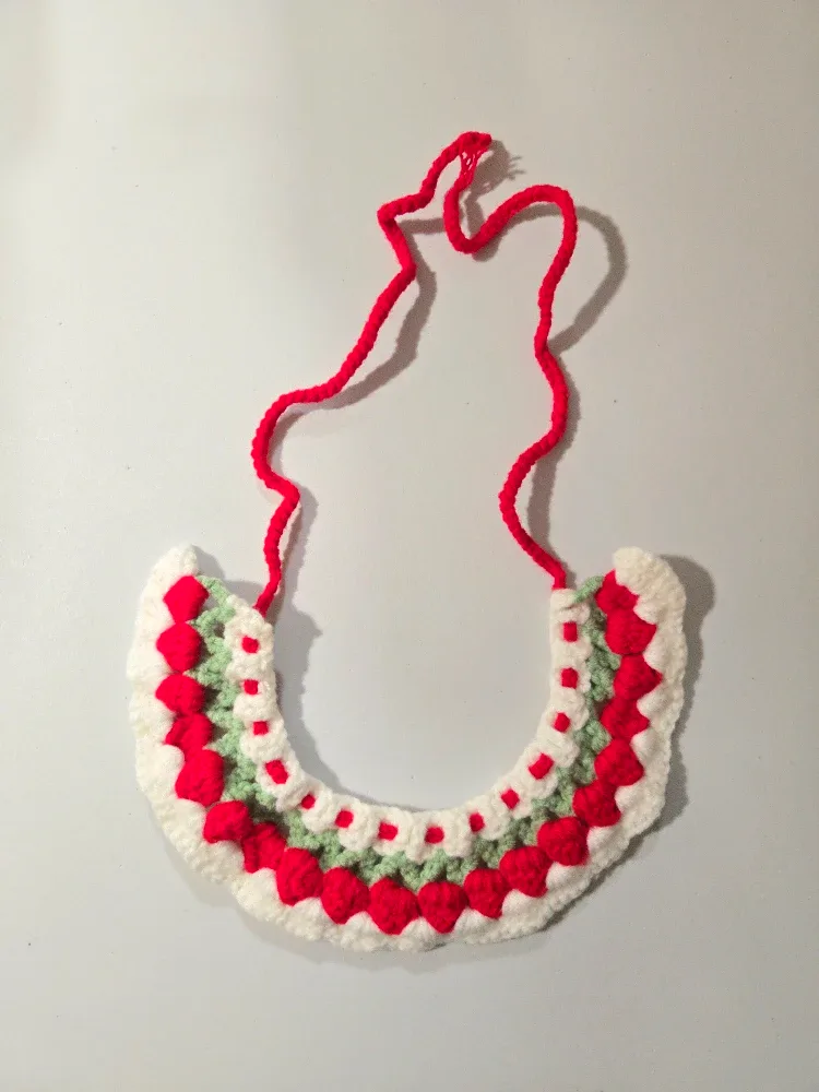 Handmade Adjustable Pet Collar, Christmas gift #Cleanout image indicator(3)