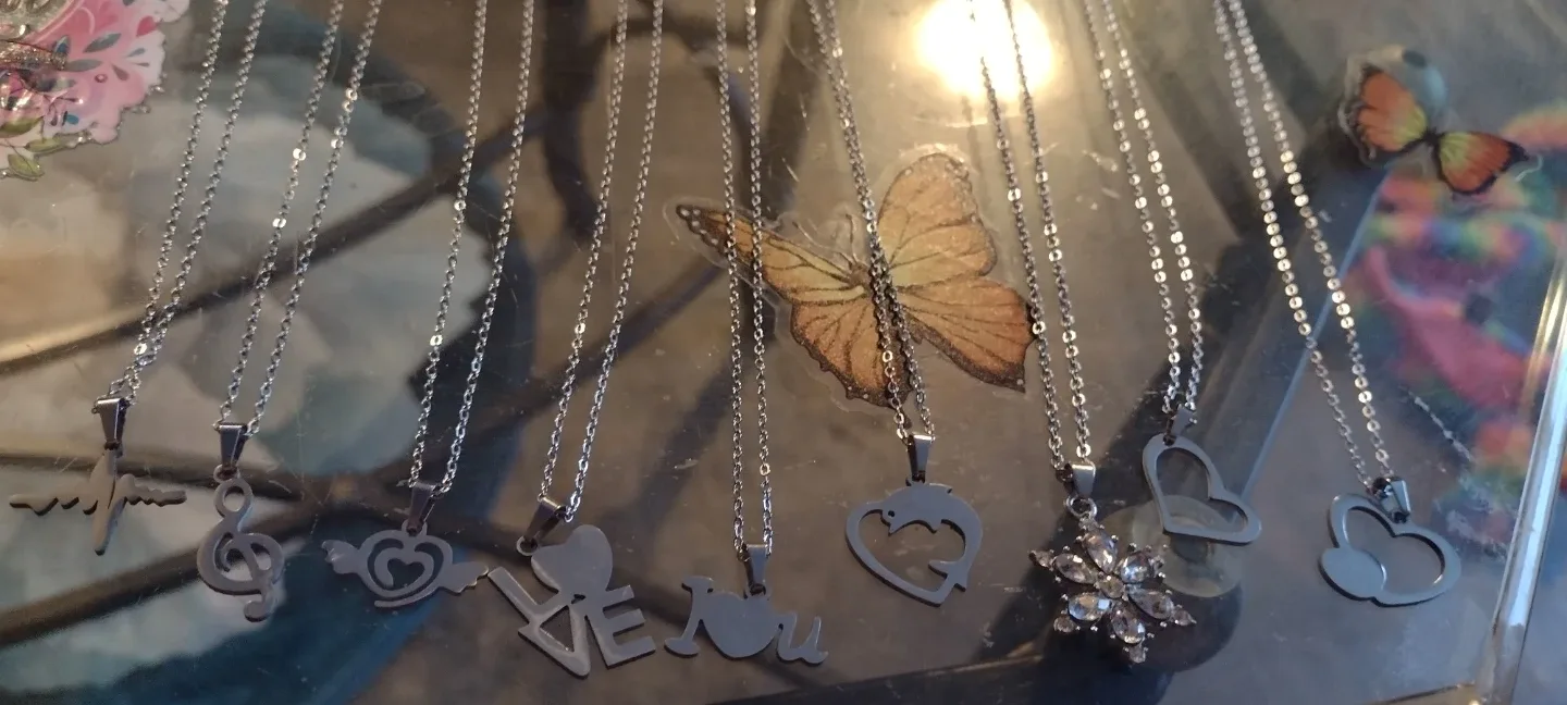 Stainless Steel  Necklaces and Earrings Set - Various Designs