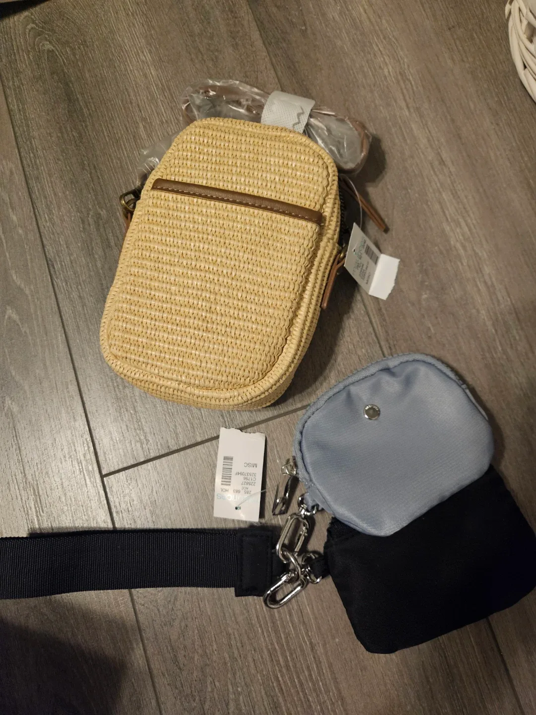 Crossbody Bag and change purses