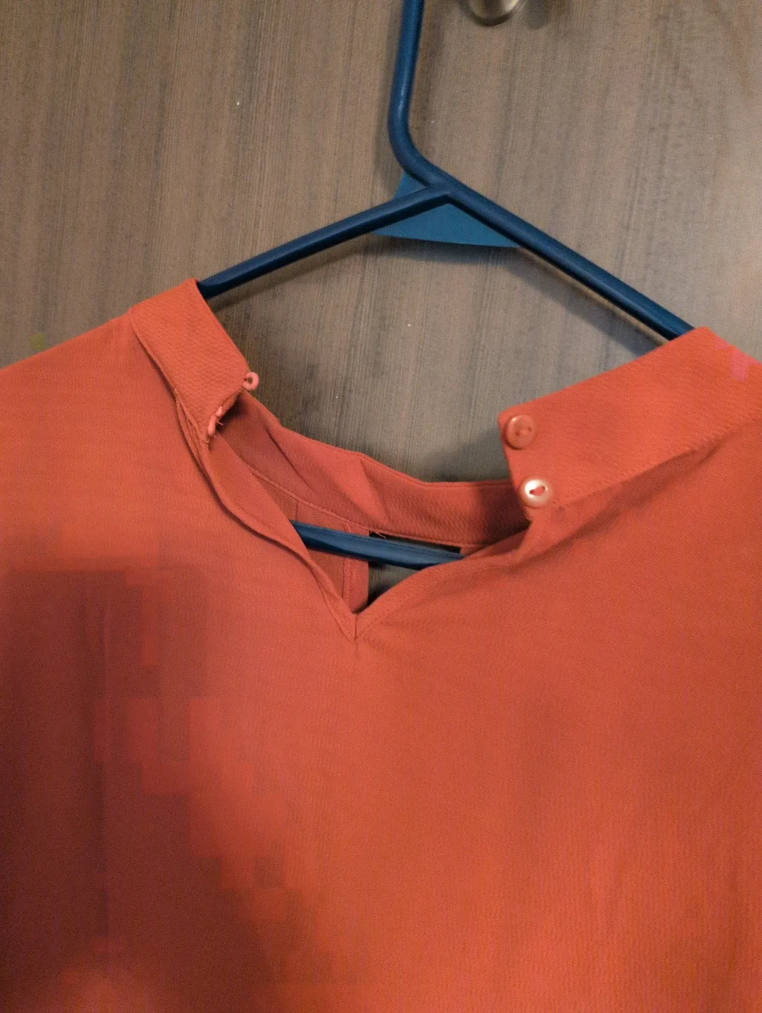 Wine red Long Sleeve Blouse Suzy image indicator(3)