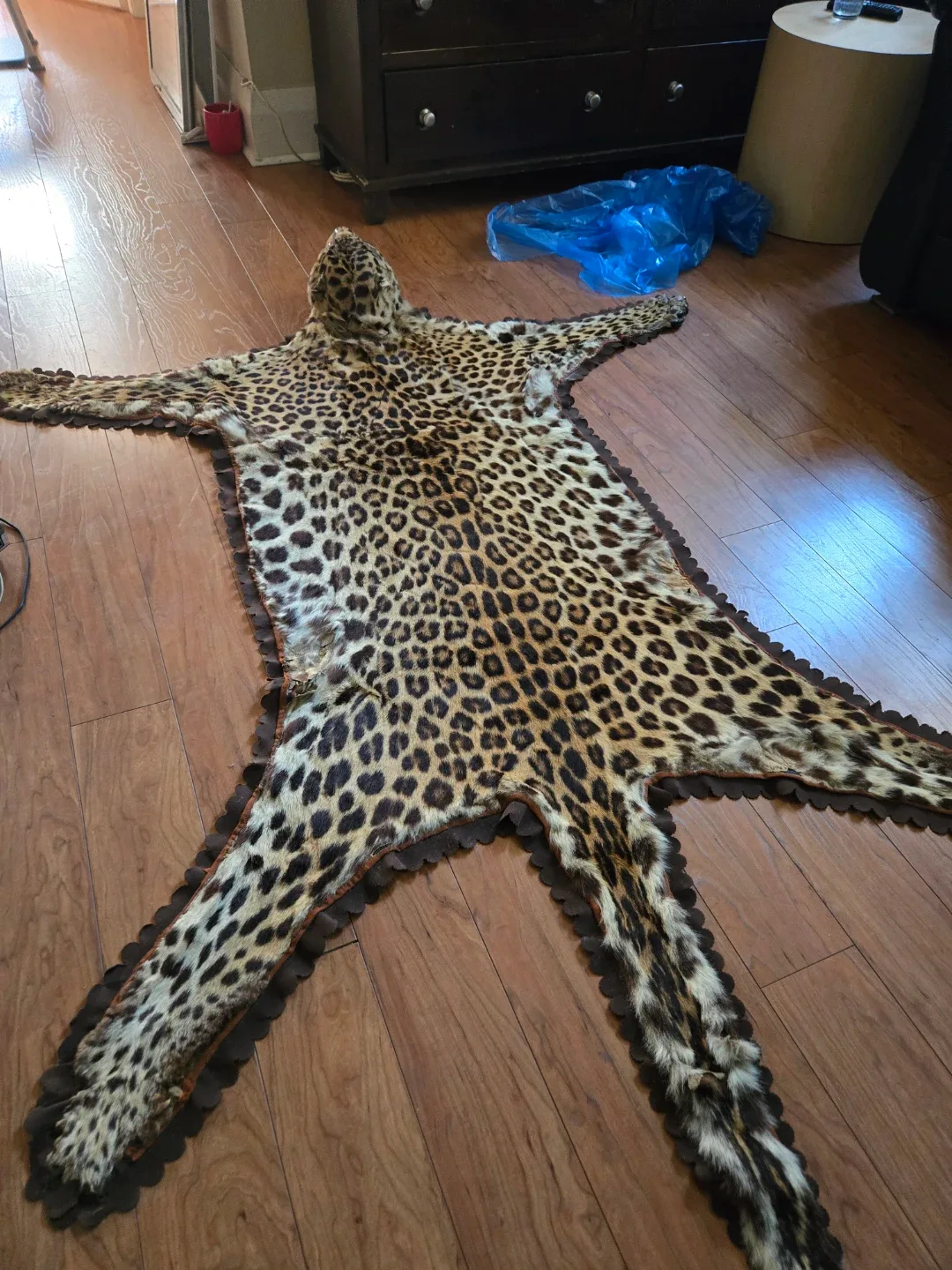 Leopard skin rug image indicator(8)