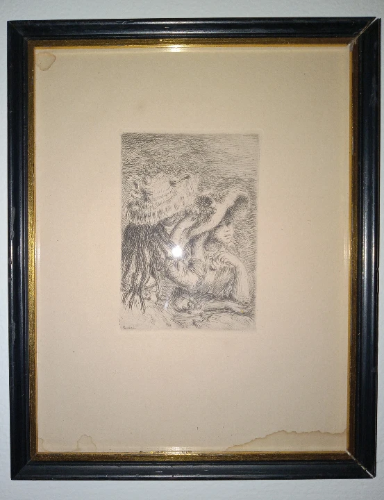 Rare Etching by Renoir - photo 2