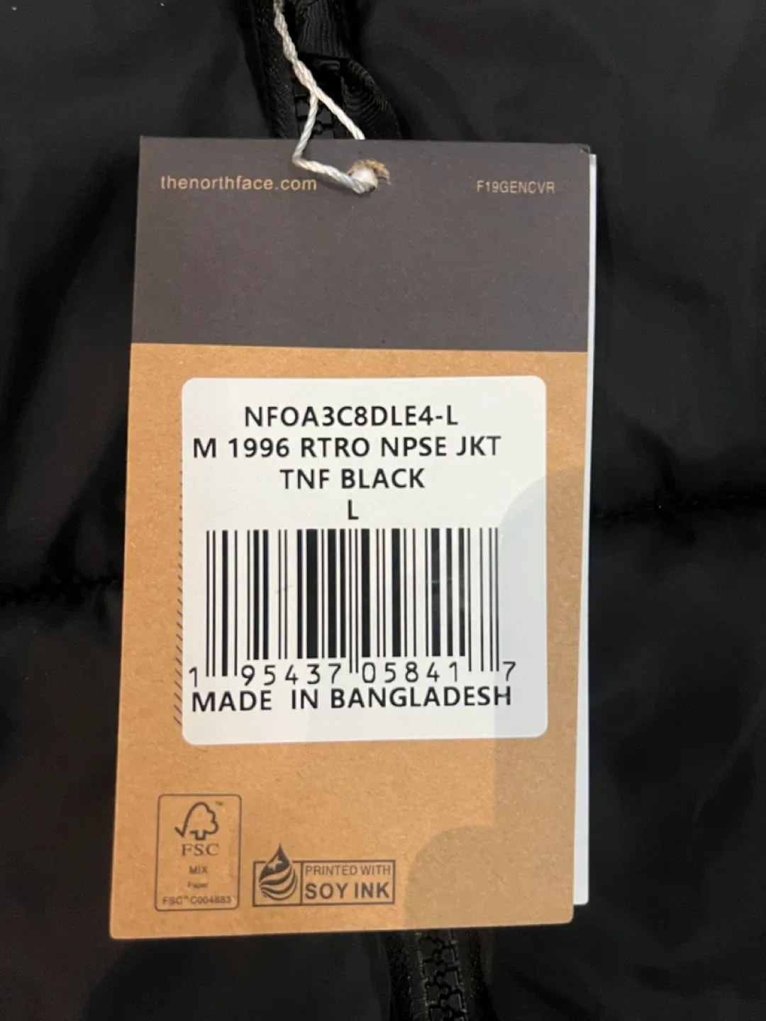 The North Face 1996 Retro Nuptse Jacket - Black, L image indicator(2)