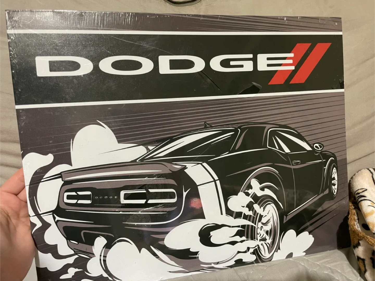 Dodge Challenger Metal Sign