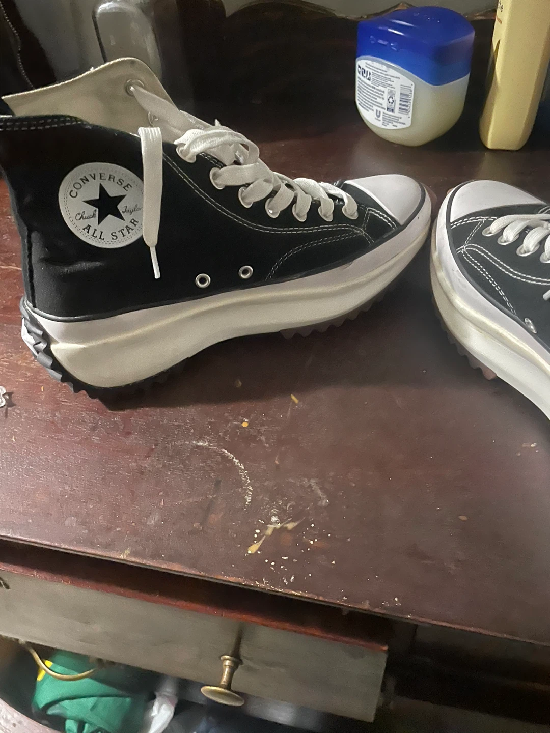 Converse Run Star Hike High Top - Black, Size 8.5 - photo 2