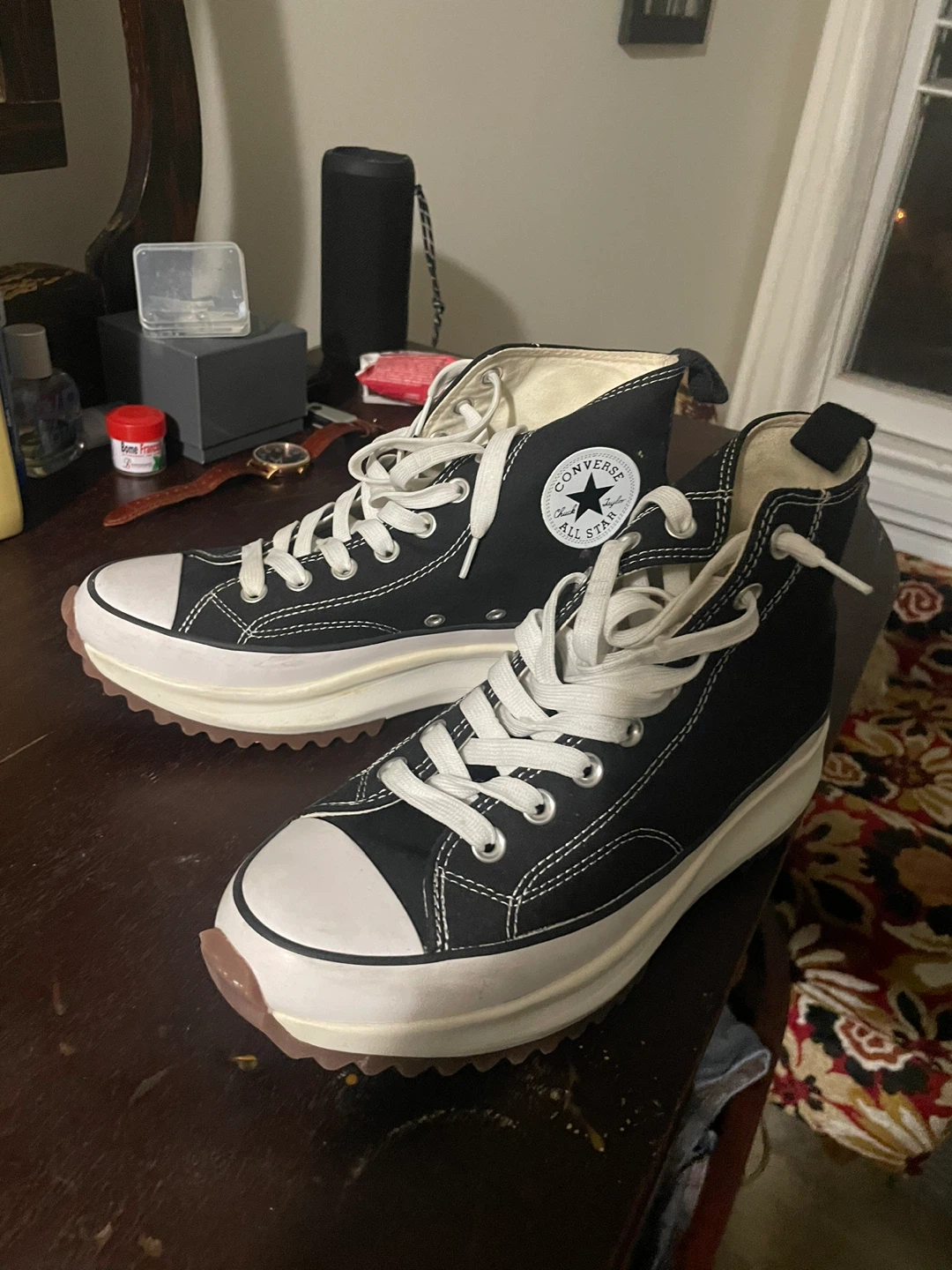 Converse Run Star Hike High Top - Black, Size 8.5