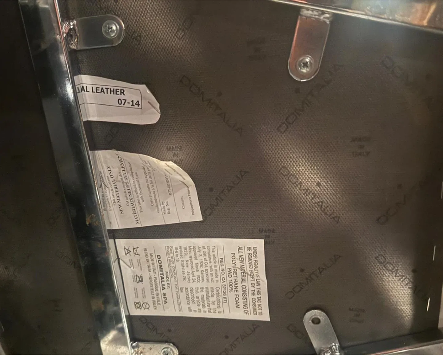 Set of 4 Domitalia Italian Dining Chairs  #cleanout image indicator(4)