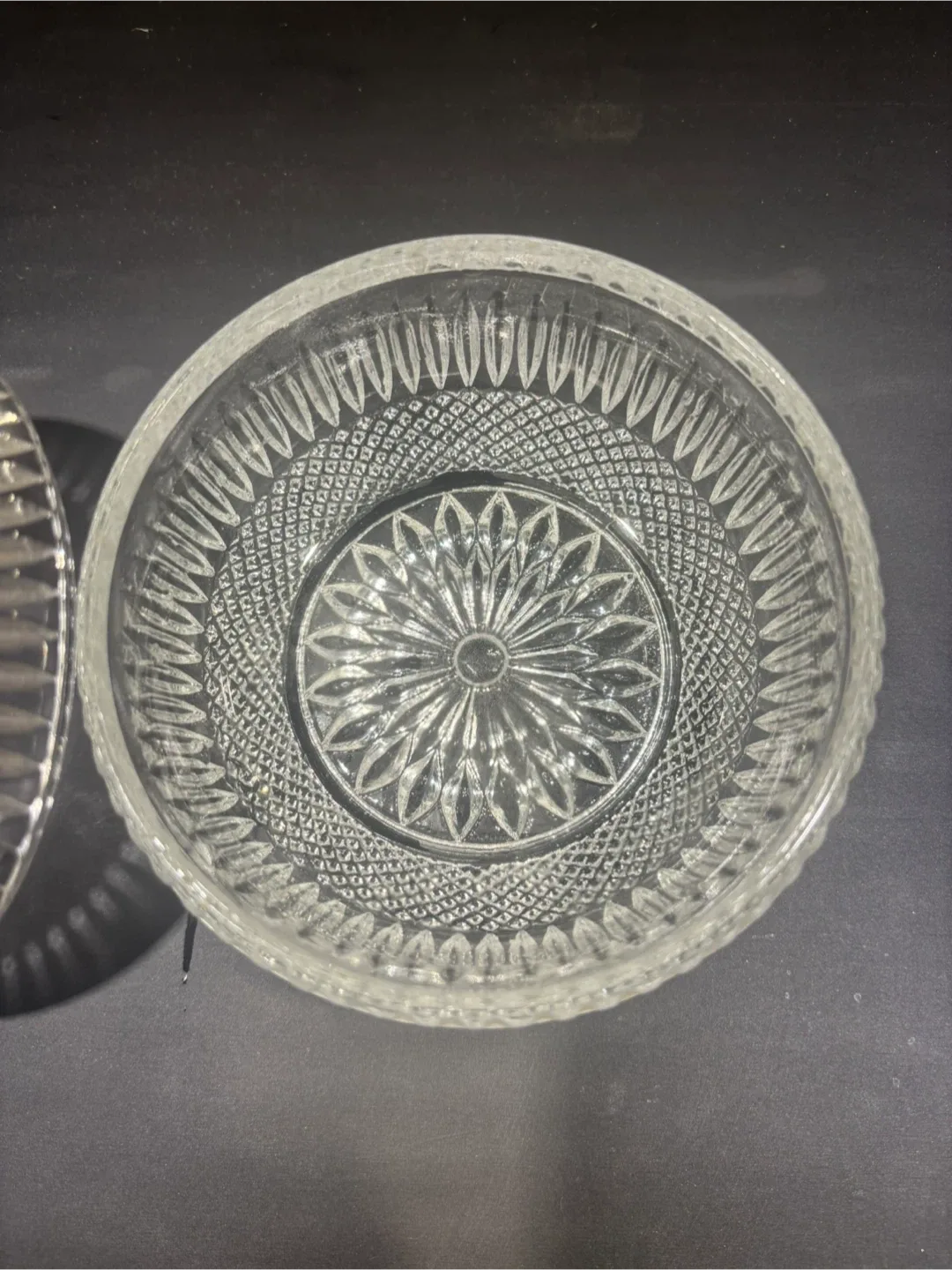 Vintage Crystal Candy Dish with Lid image indicator(3)