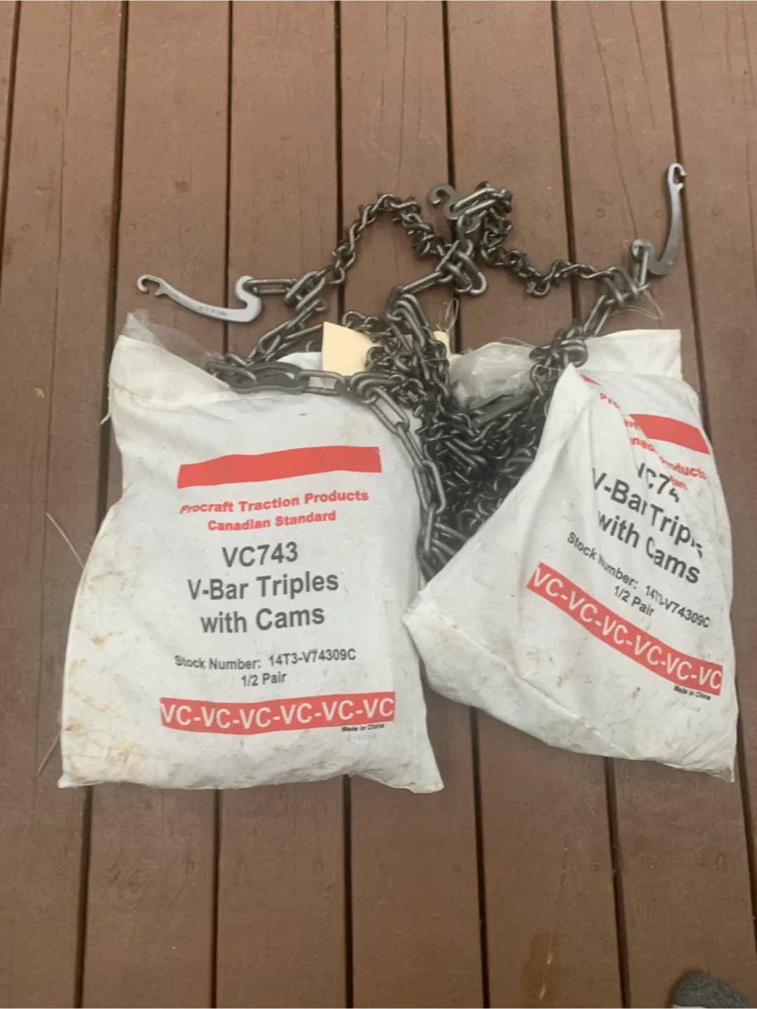 Procraft Traction VC743 V-Bar Triples with Cams