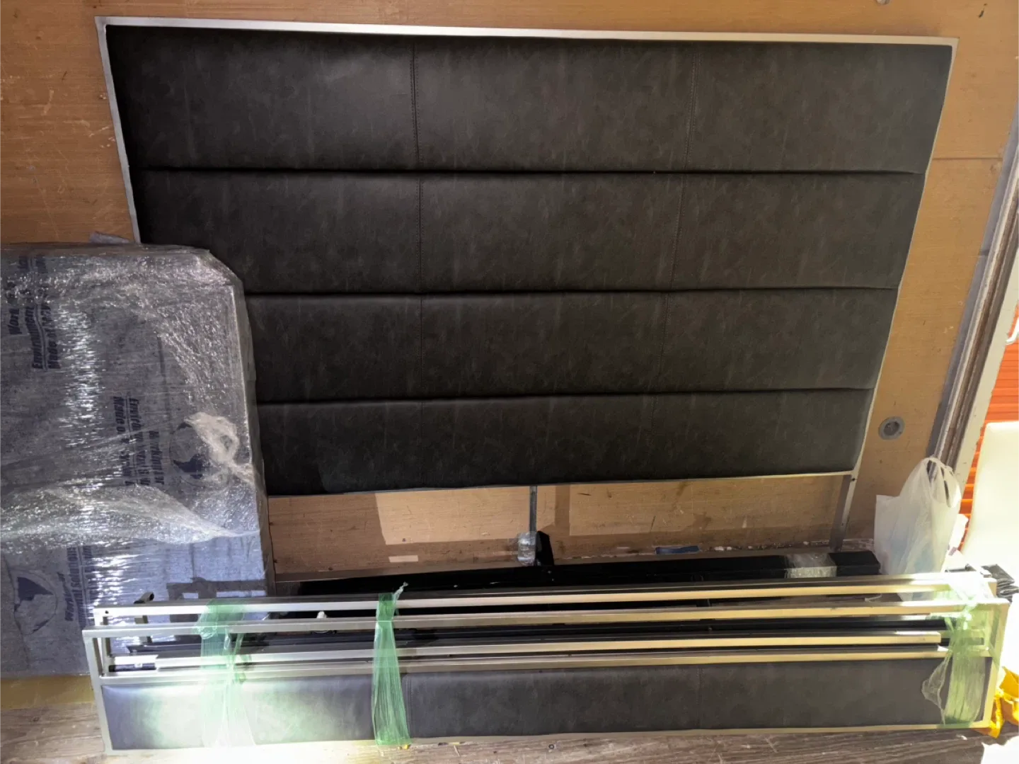 Upholstered Headboard - Black