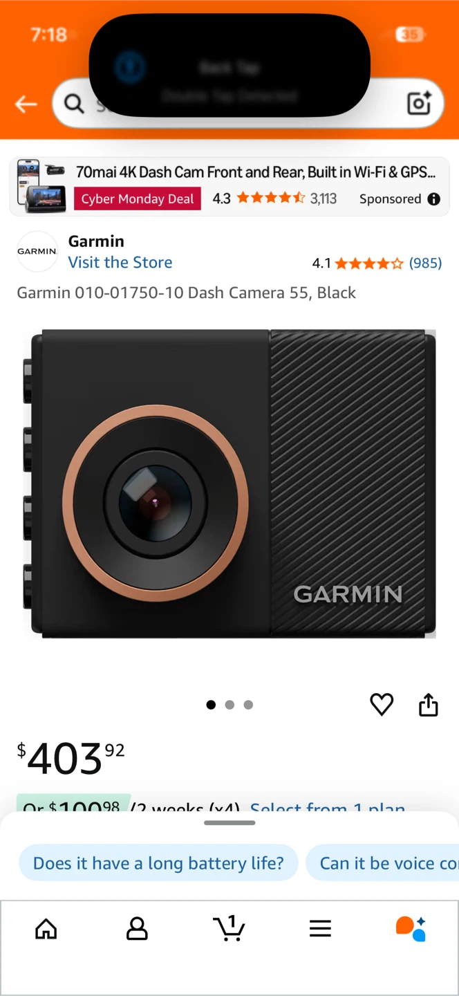 Garmin Dash Cam 55 - Black - photo 4