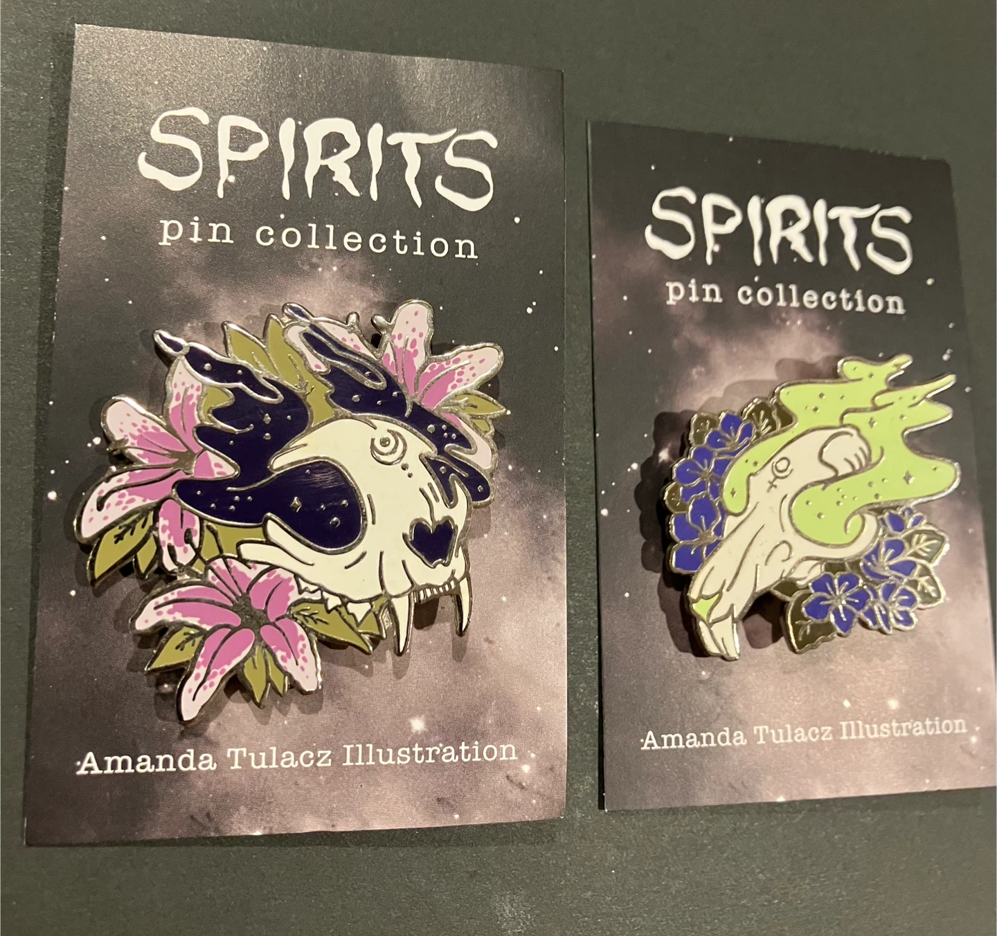 Mystic Spirit Skull Enamel Pins - photo 5
