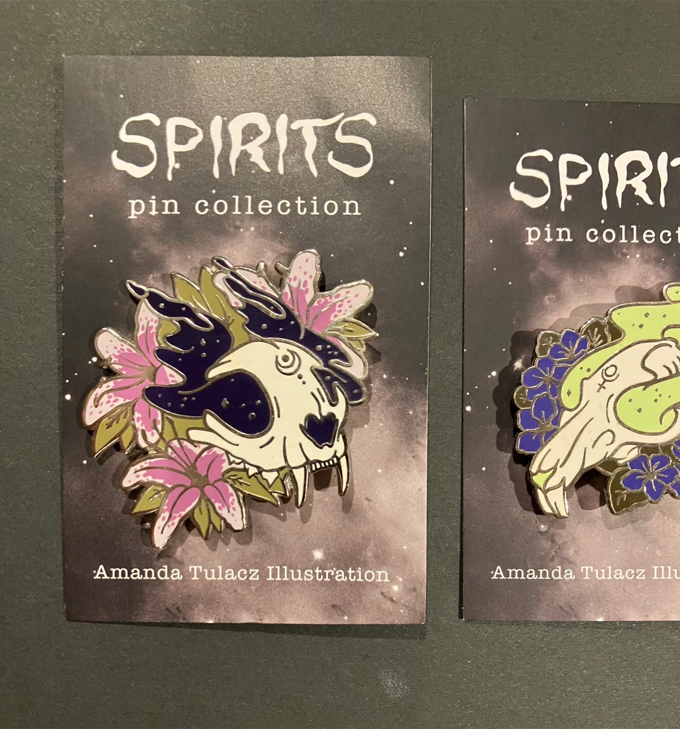 Mystic Spirit Skull Enamel Pins - photo 2