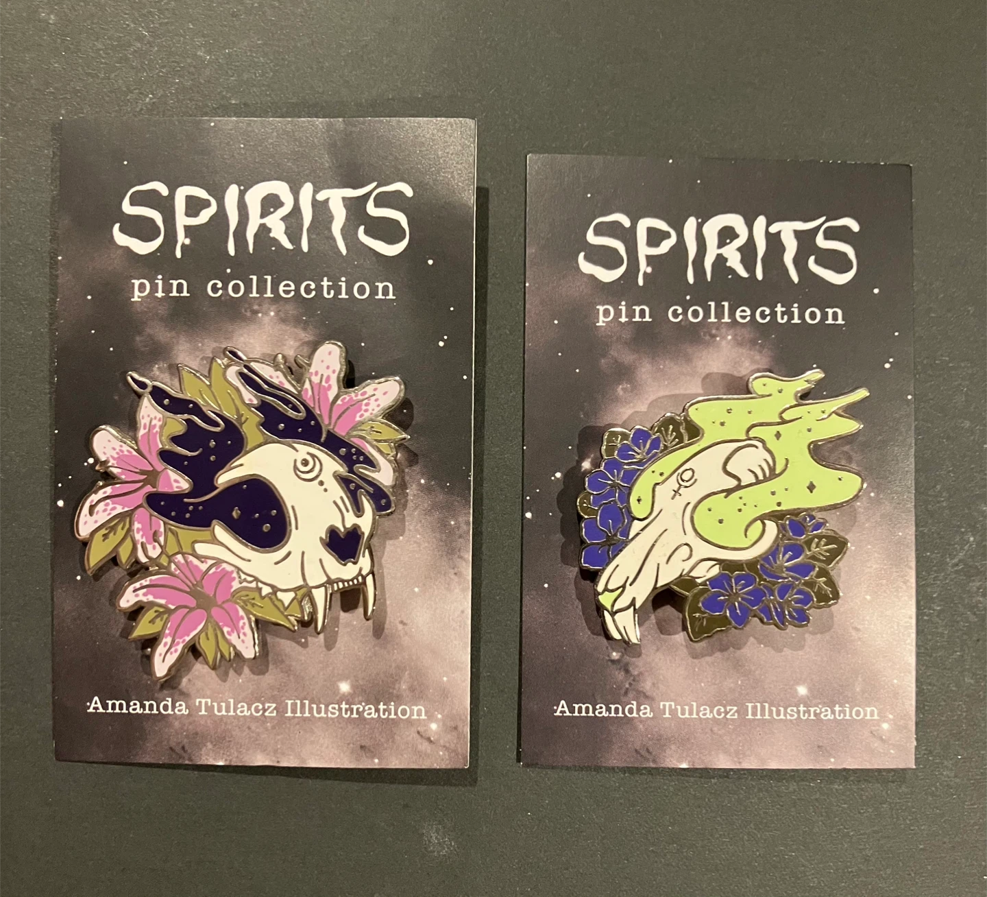 Mystic Spirit Skull Enamel Pins - photo 4