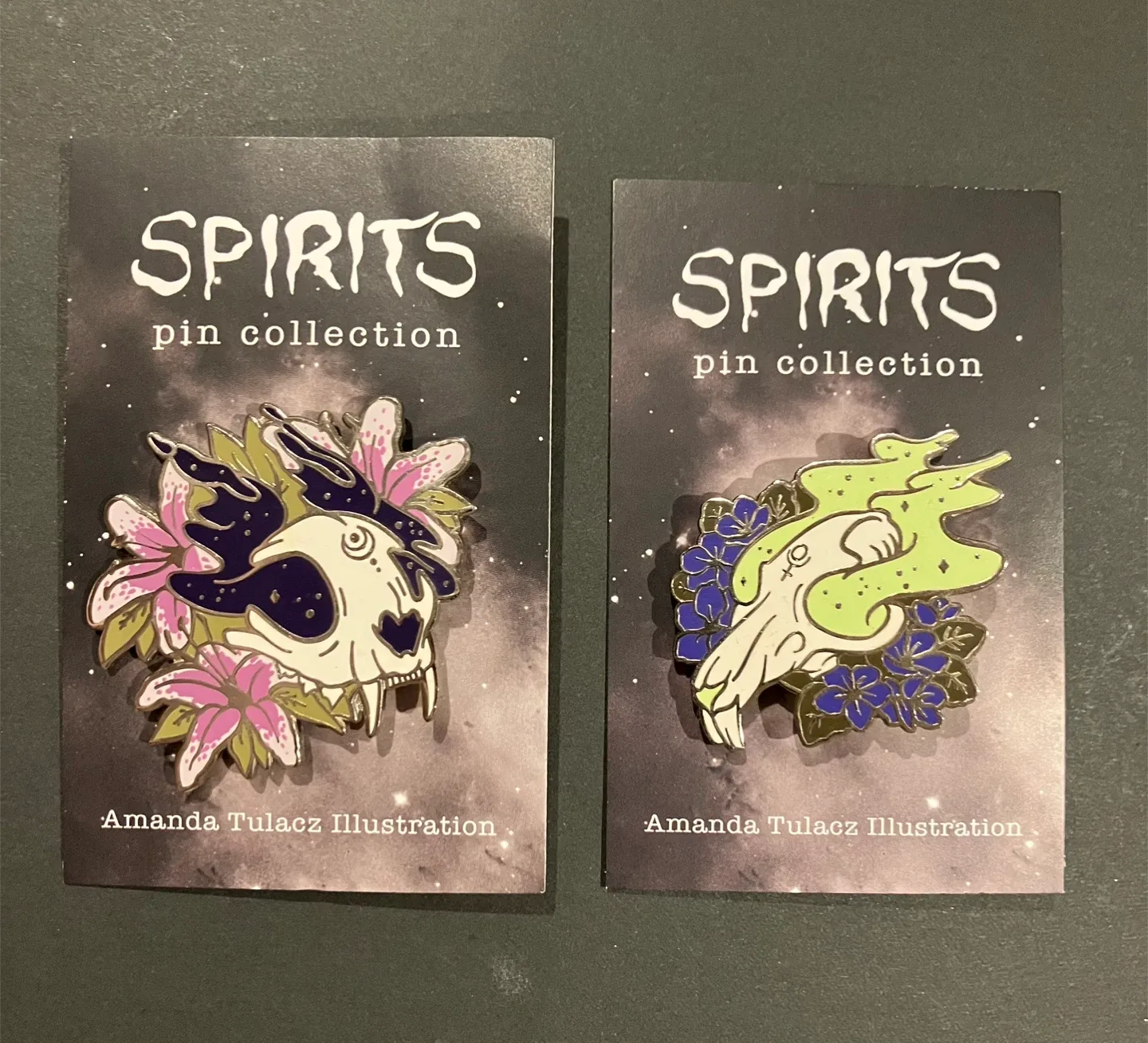 Mystic Spirit Skull Enamel Pins image indicator(4)