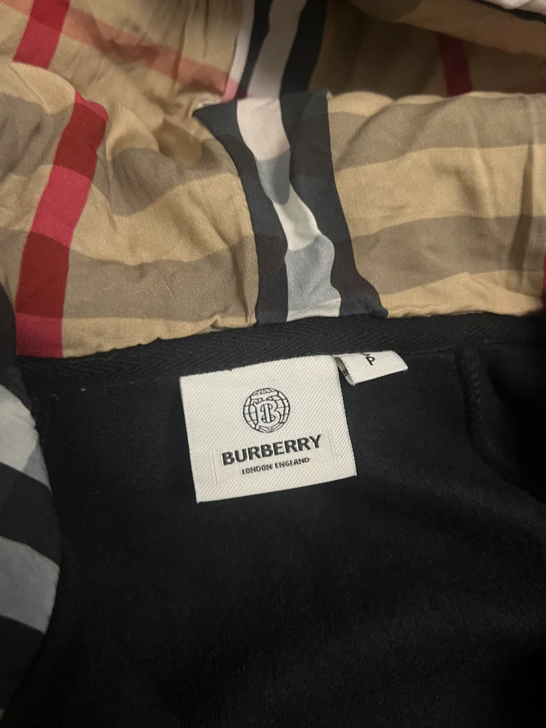 Burberry Black Zip-Up Hoodie image indicator(2)