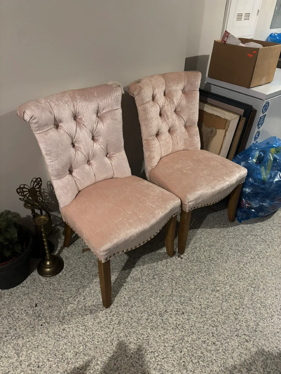 Upholstered Dining Chairs - Set of 2