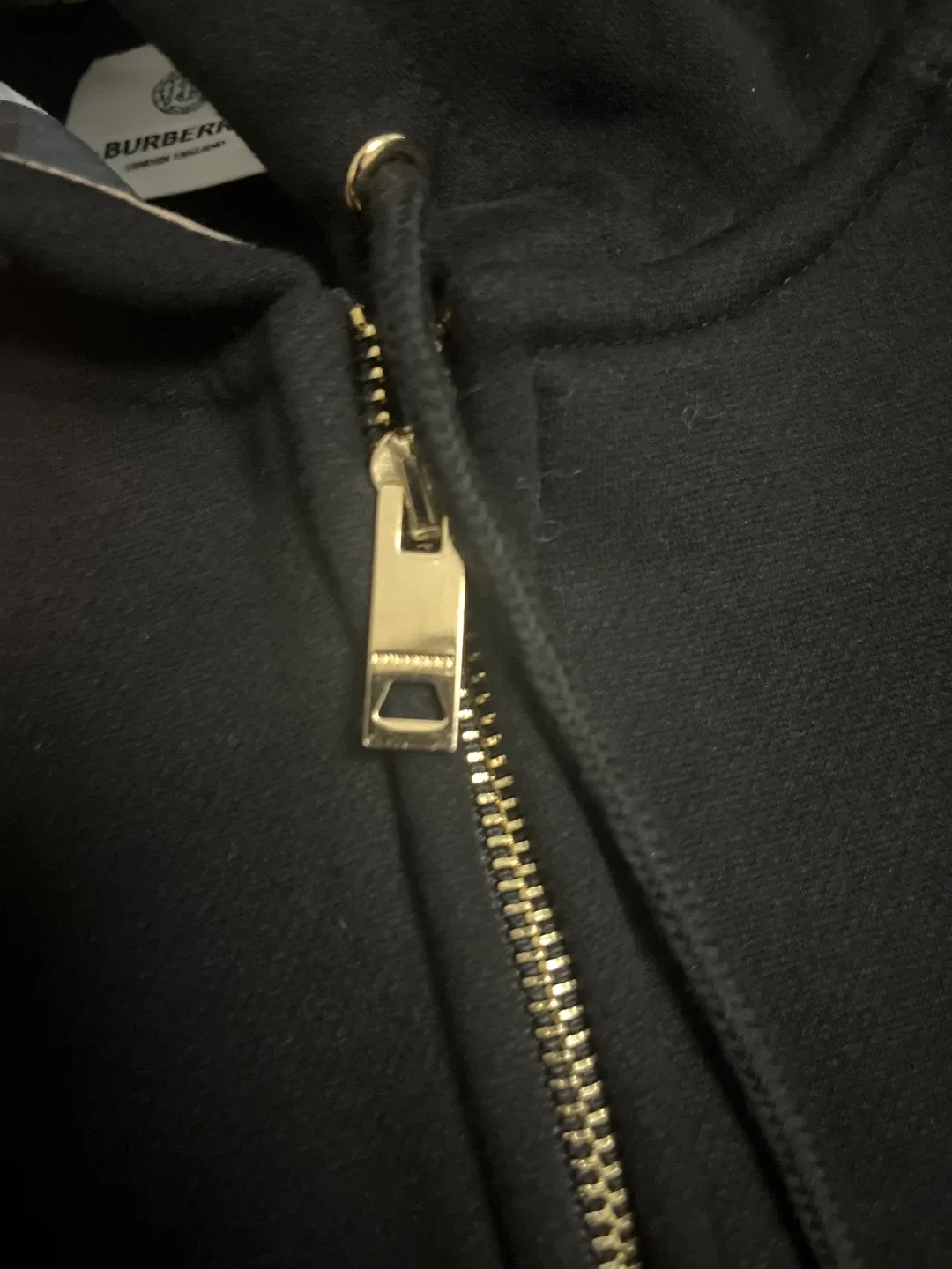 Burberry Black Zip-Up Hoodie image indicator(7)
