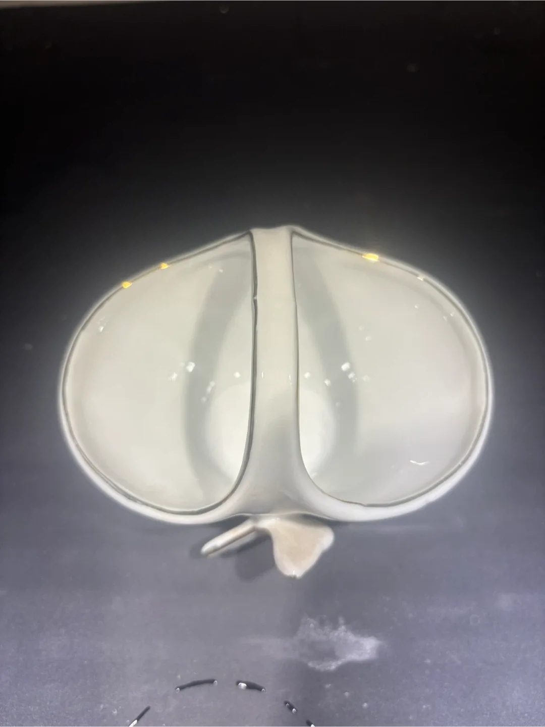 Vintage Butterfly Handle Basket Lenox China with 24k Gold Trim image indicator(2)