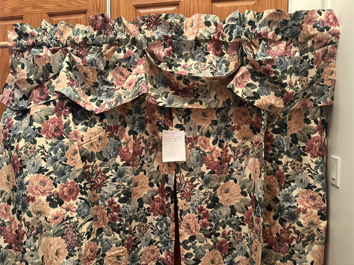 Floral Patterned Curtain Set - photo 2