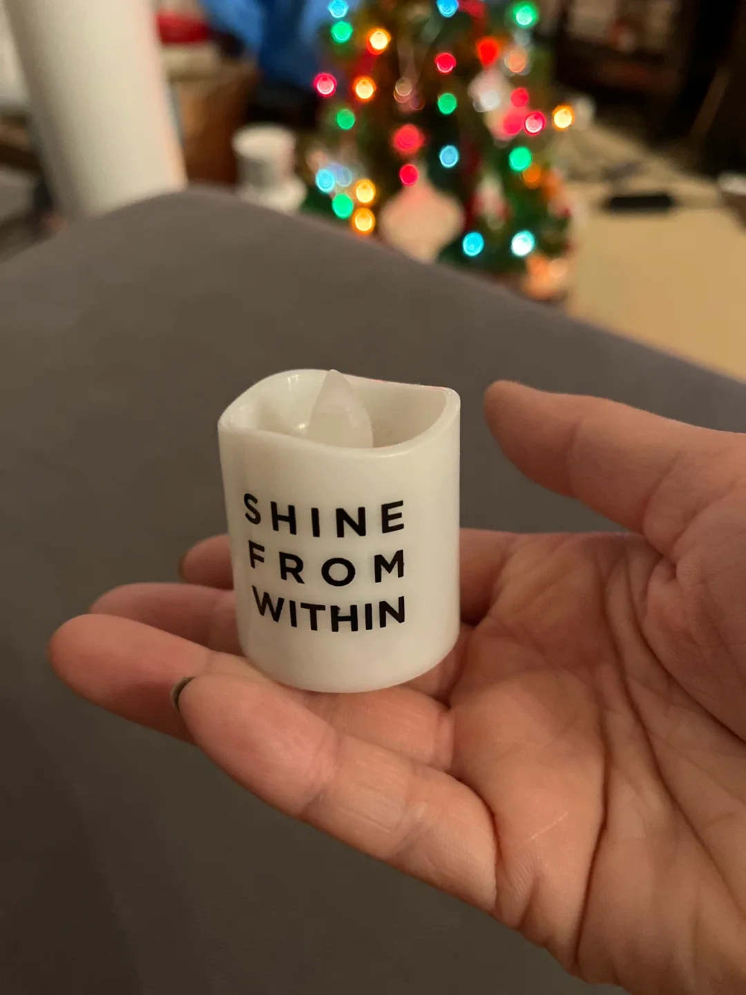 Bio-K+ 'Shine From Within' LED Candle