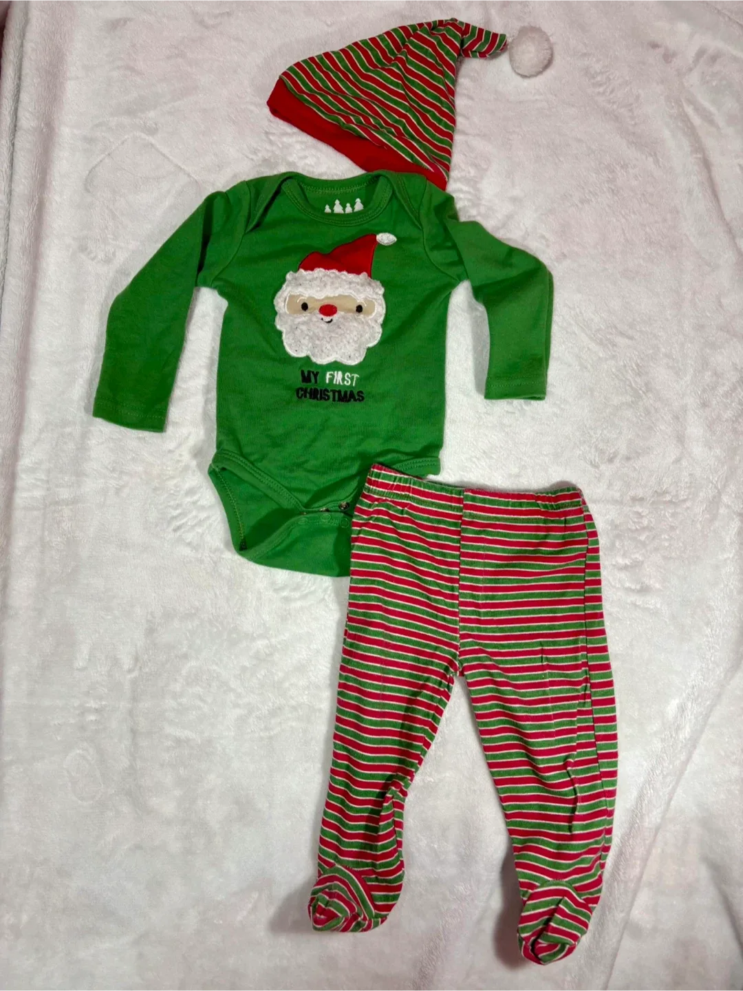 My First Christmas Outfit - 6/9M