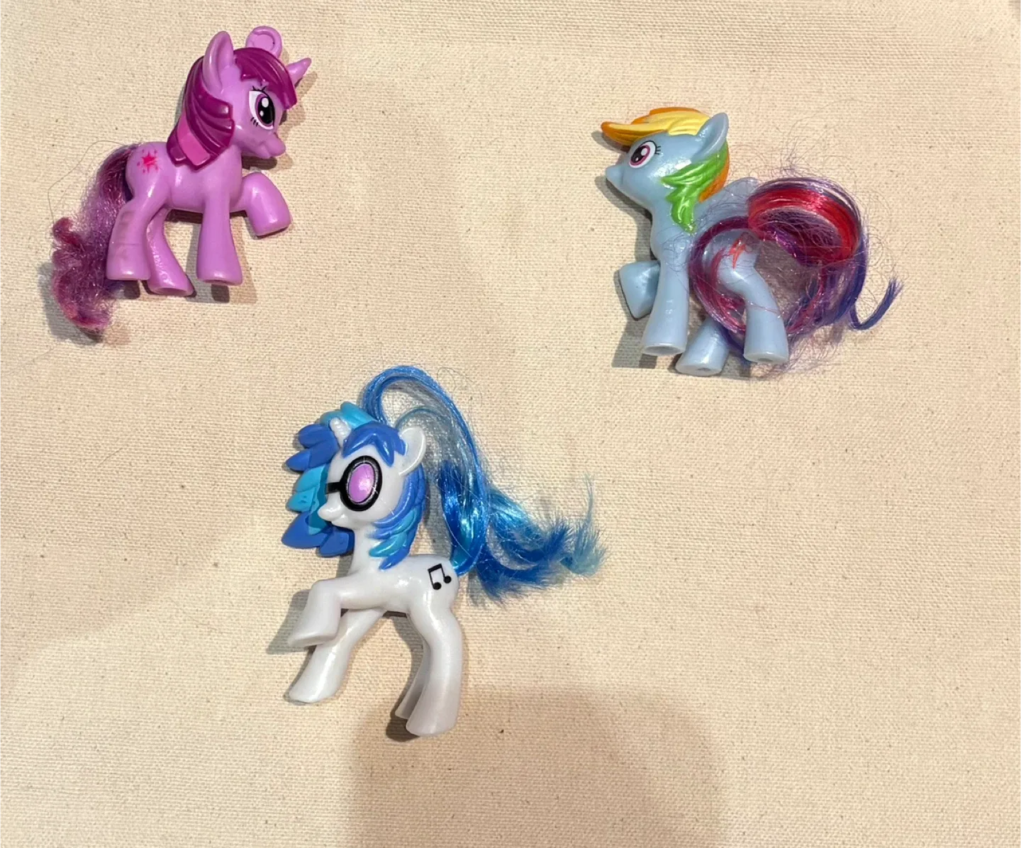 My Little Pony Figures - Set of 3