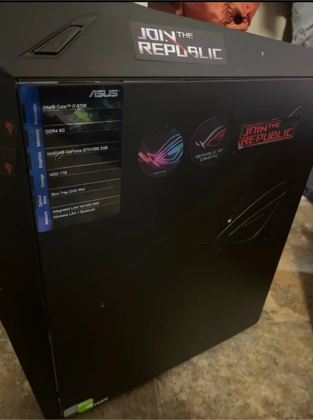 ASUS ROG Gaming Desktop PC image indicator(3)