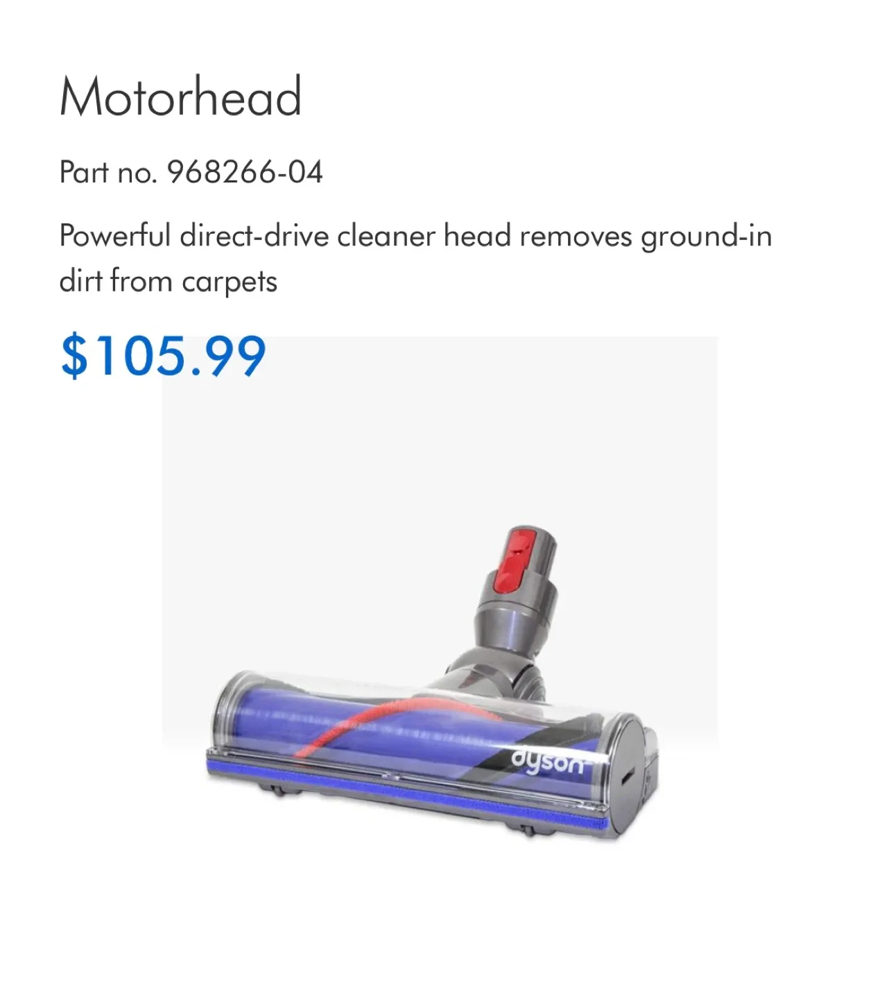 Dyson Motorhead