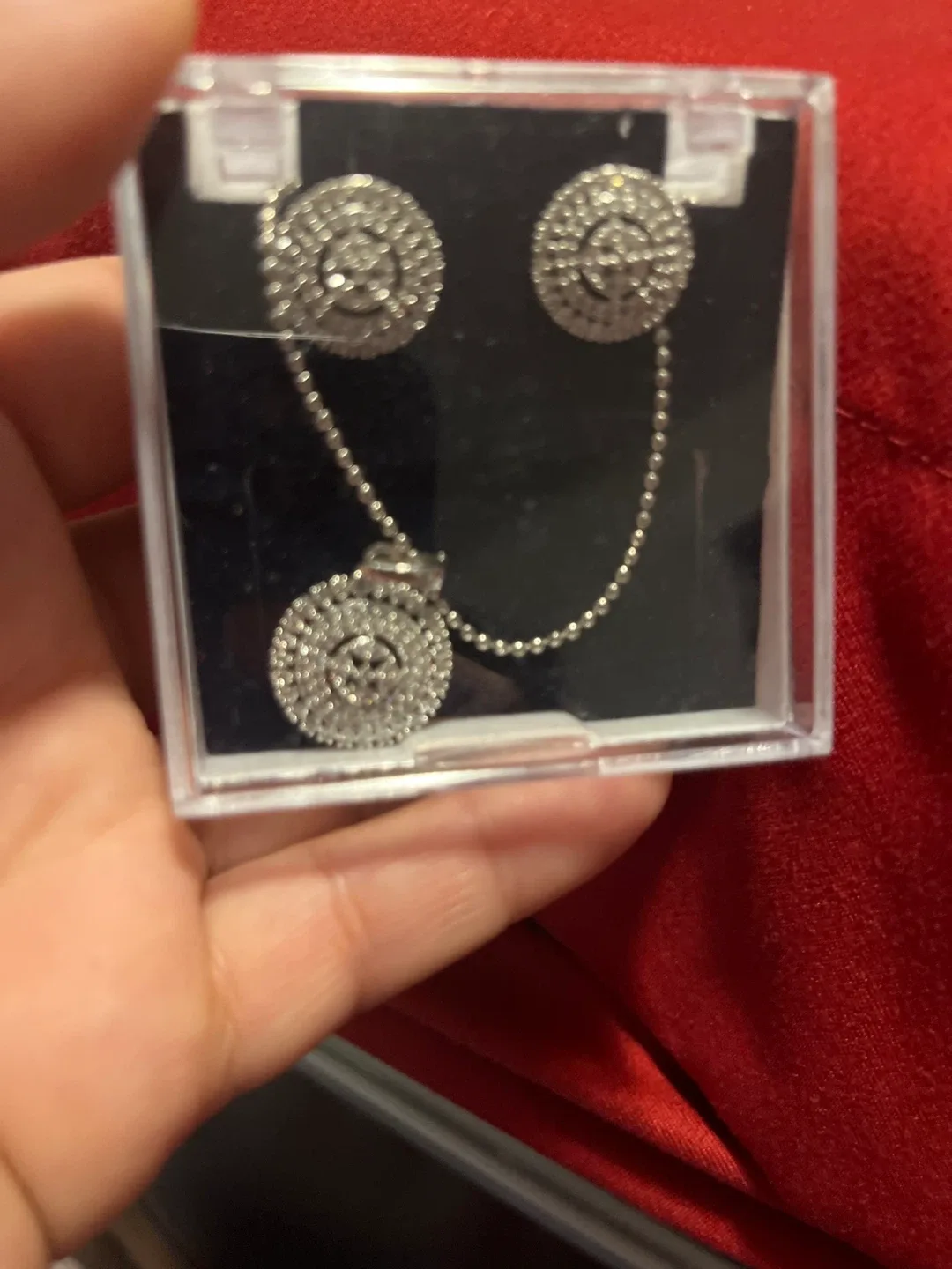 Silver Tone Brooch Pin