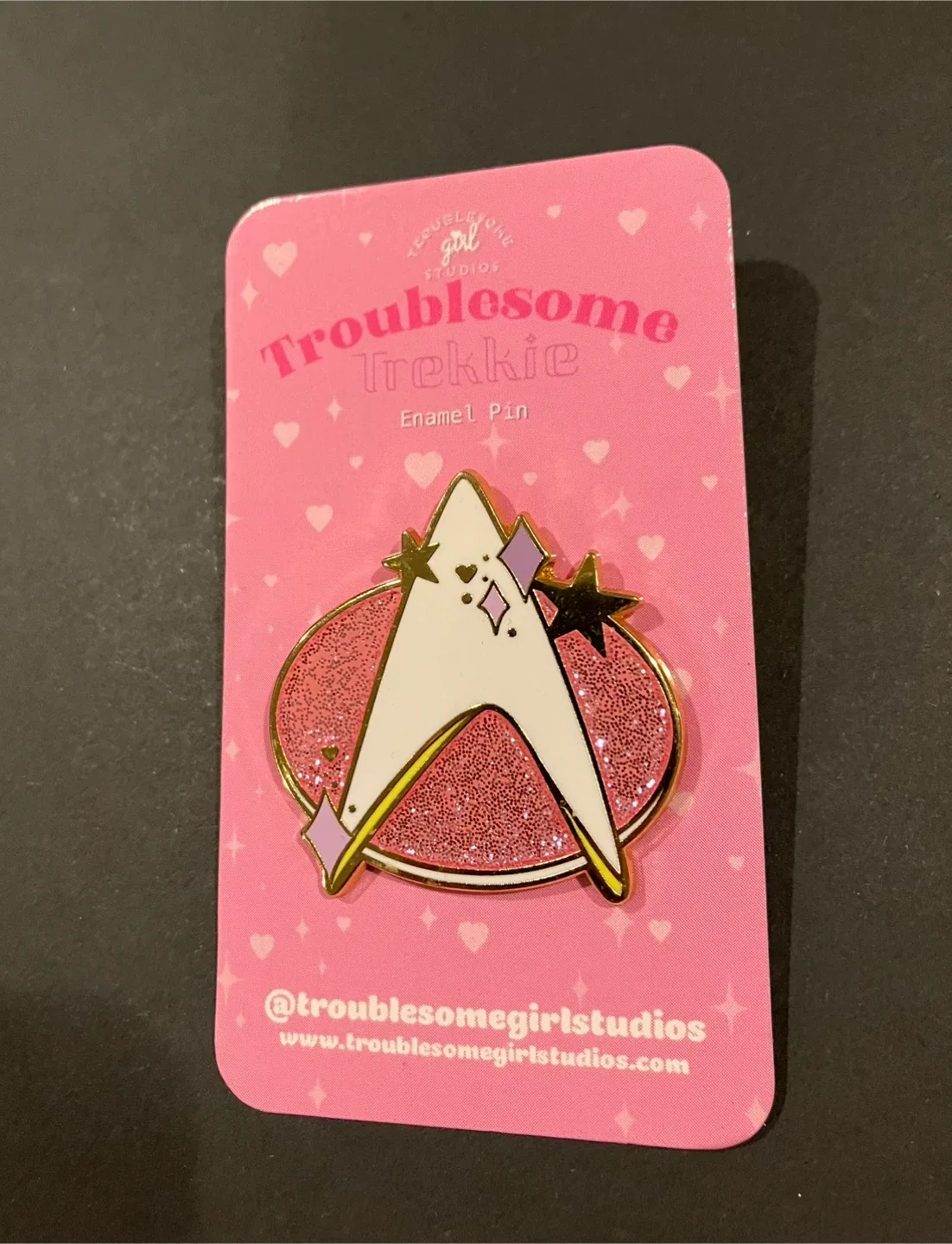 Star Trek Com Badge Enamel Pin The Next Generation TNG image indicator(3)