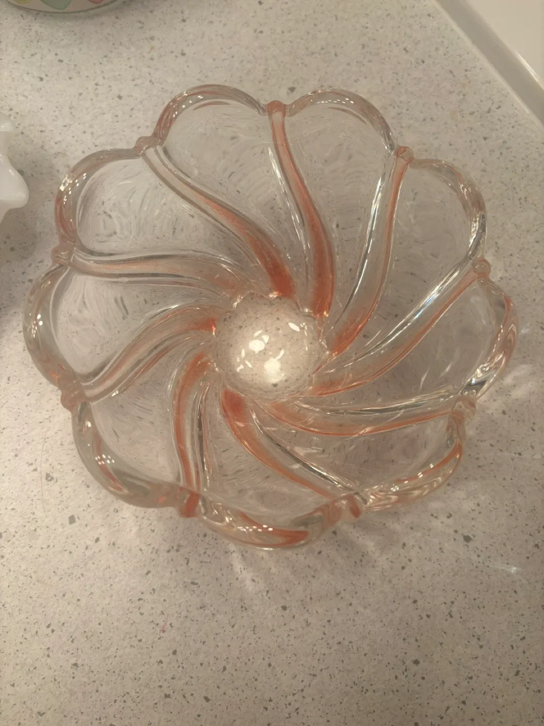 Decorative Clear Glass Bowl