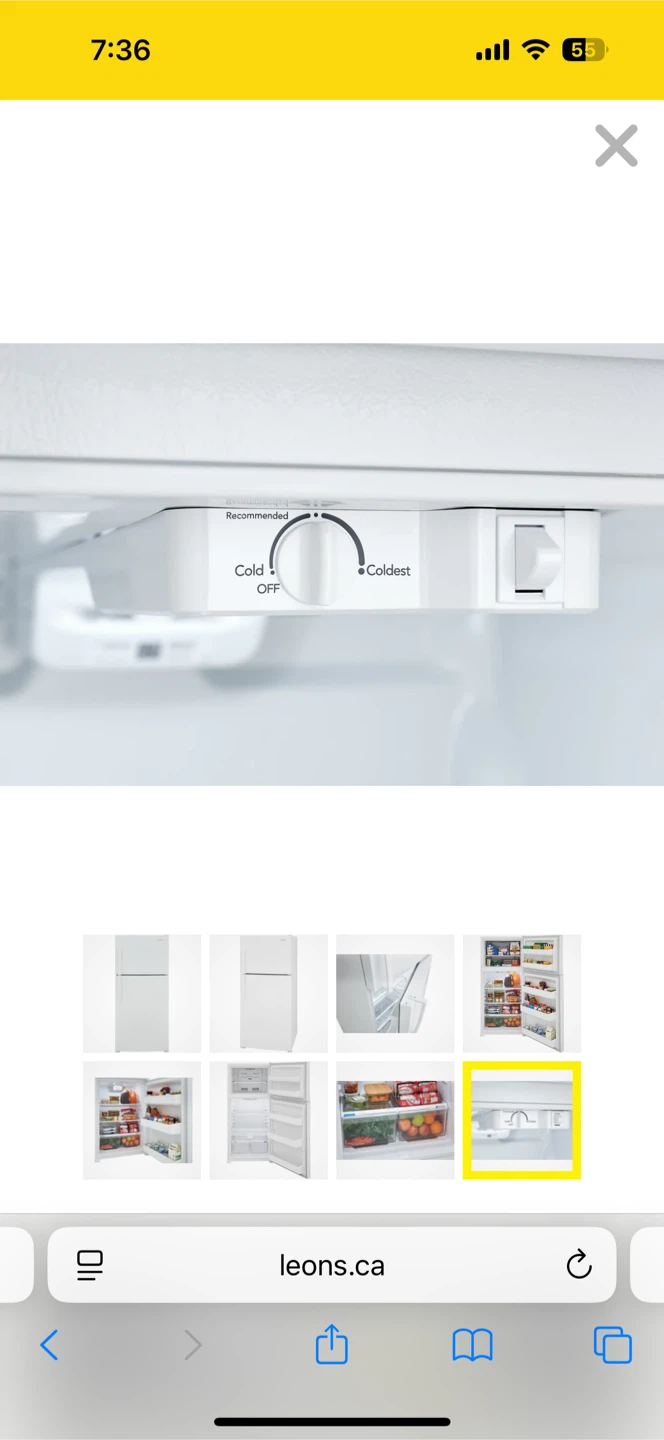Frigidaire 30-inch Top Freezer Refrigerator - photo 2