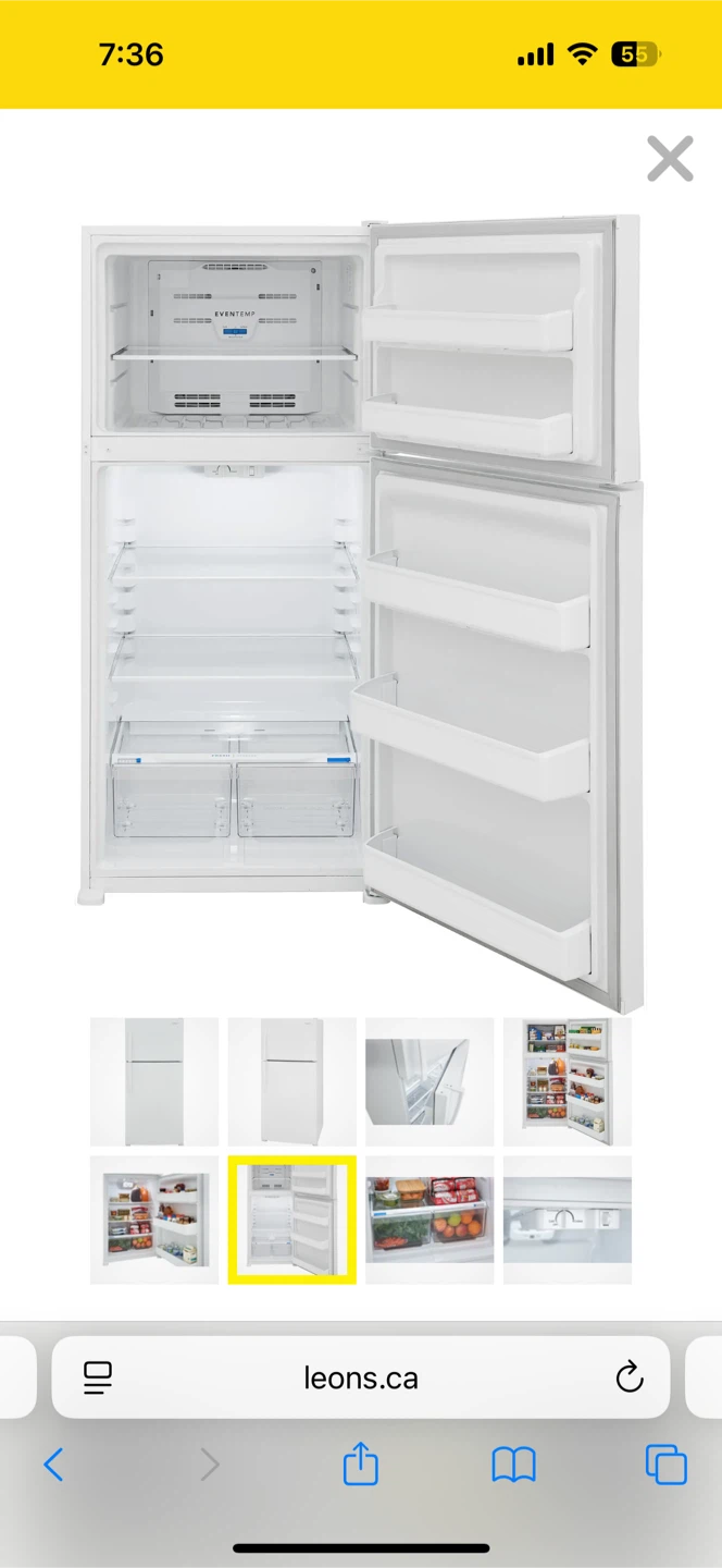 Frigidaire 30-inch Top Freezer Refrigerator - photo 4