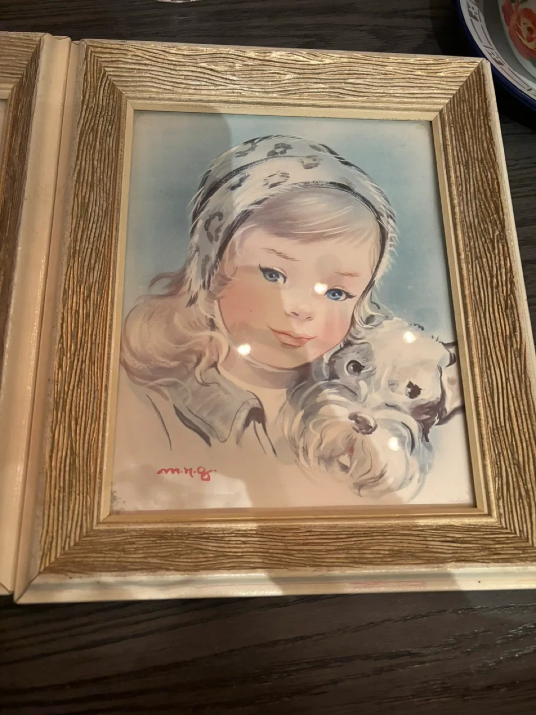 Vintage Framed Art Prints - Boy & Girl image indicator(3)