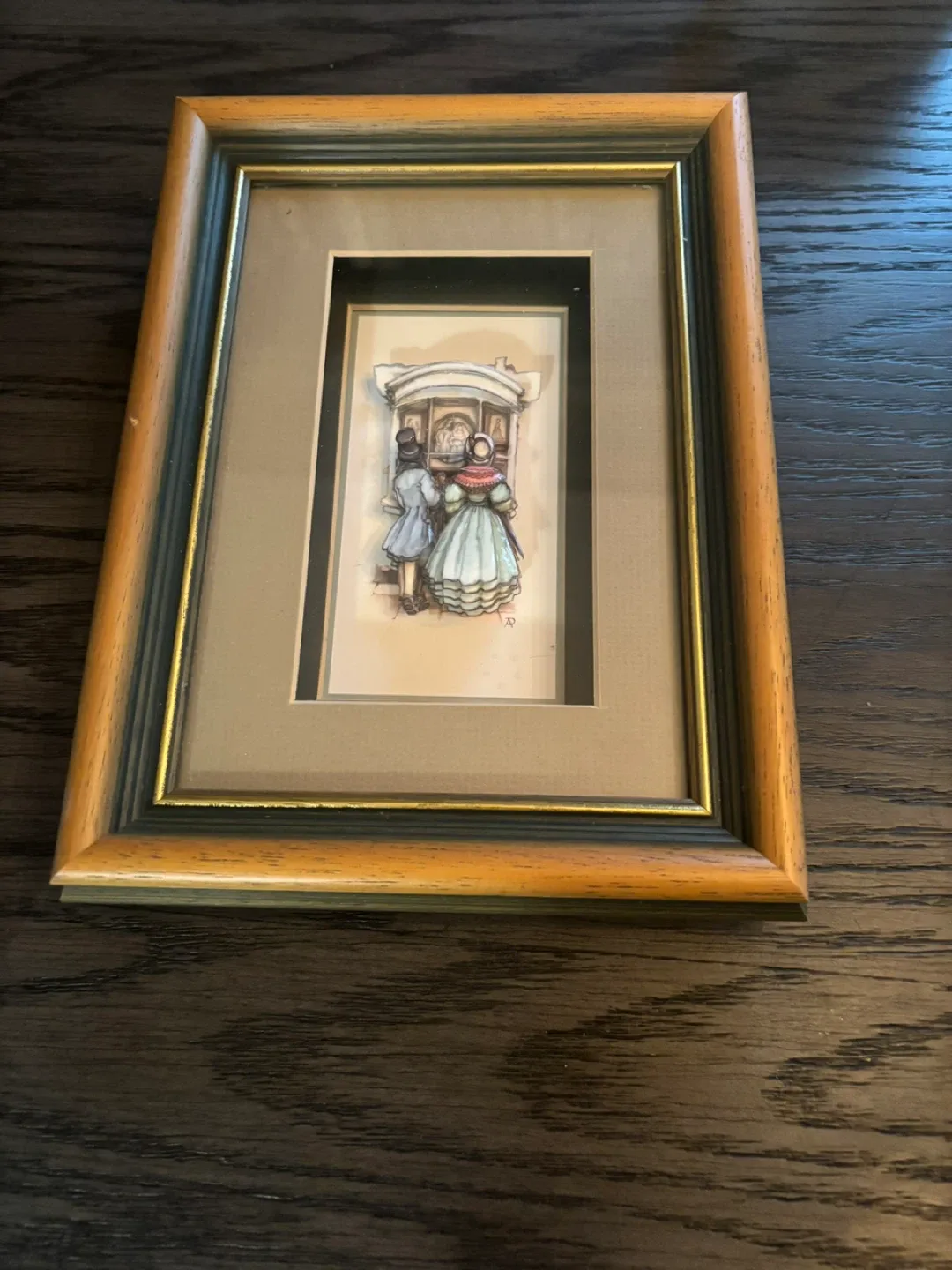 Framed Kay Claxton Art - 1995