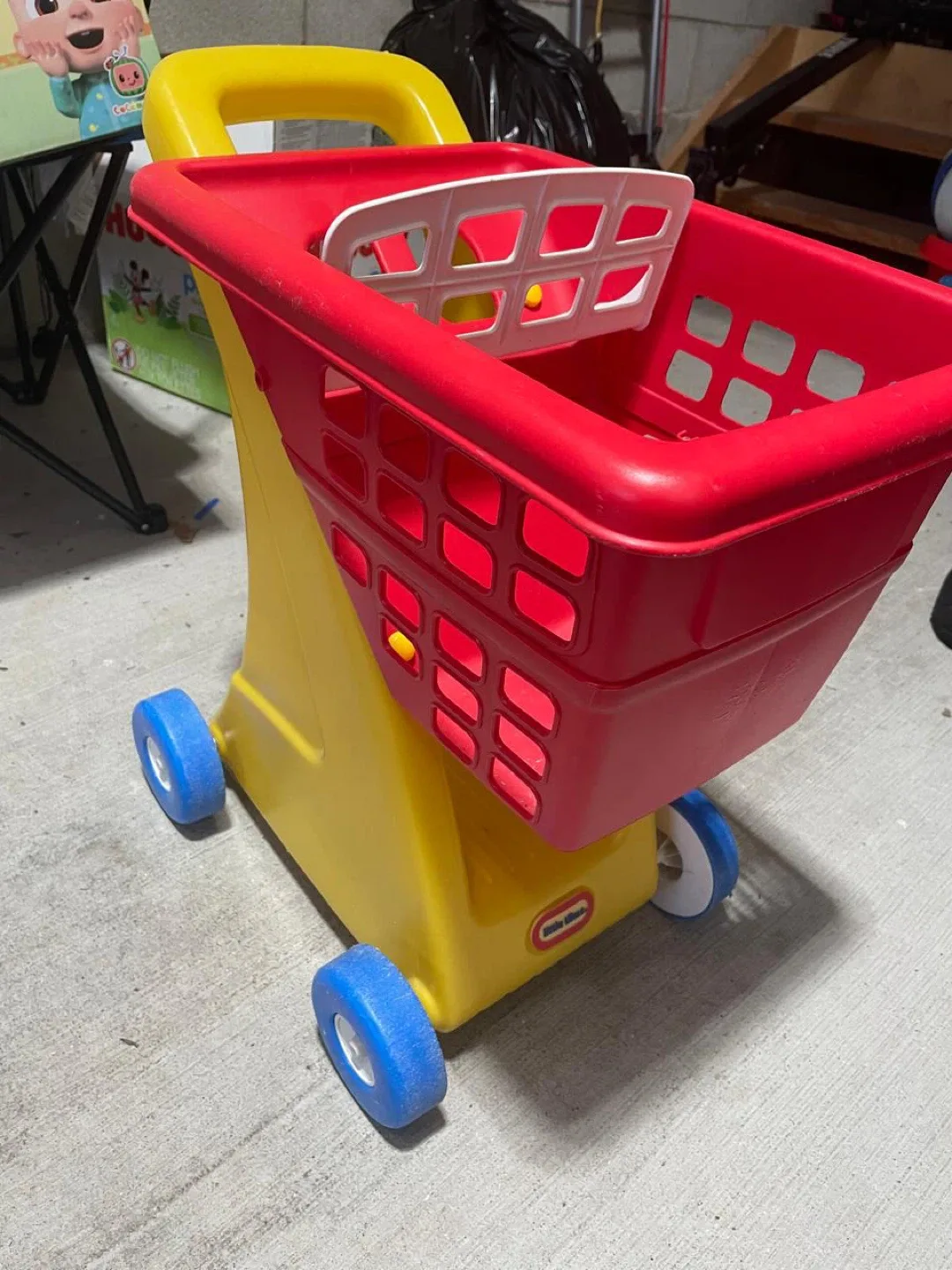 Little Tikes Shopping Cart - Red & Yellow