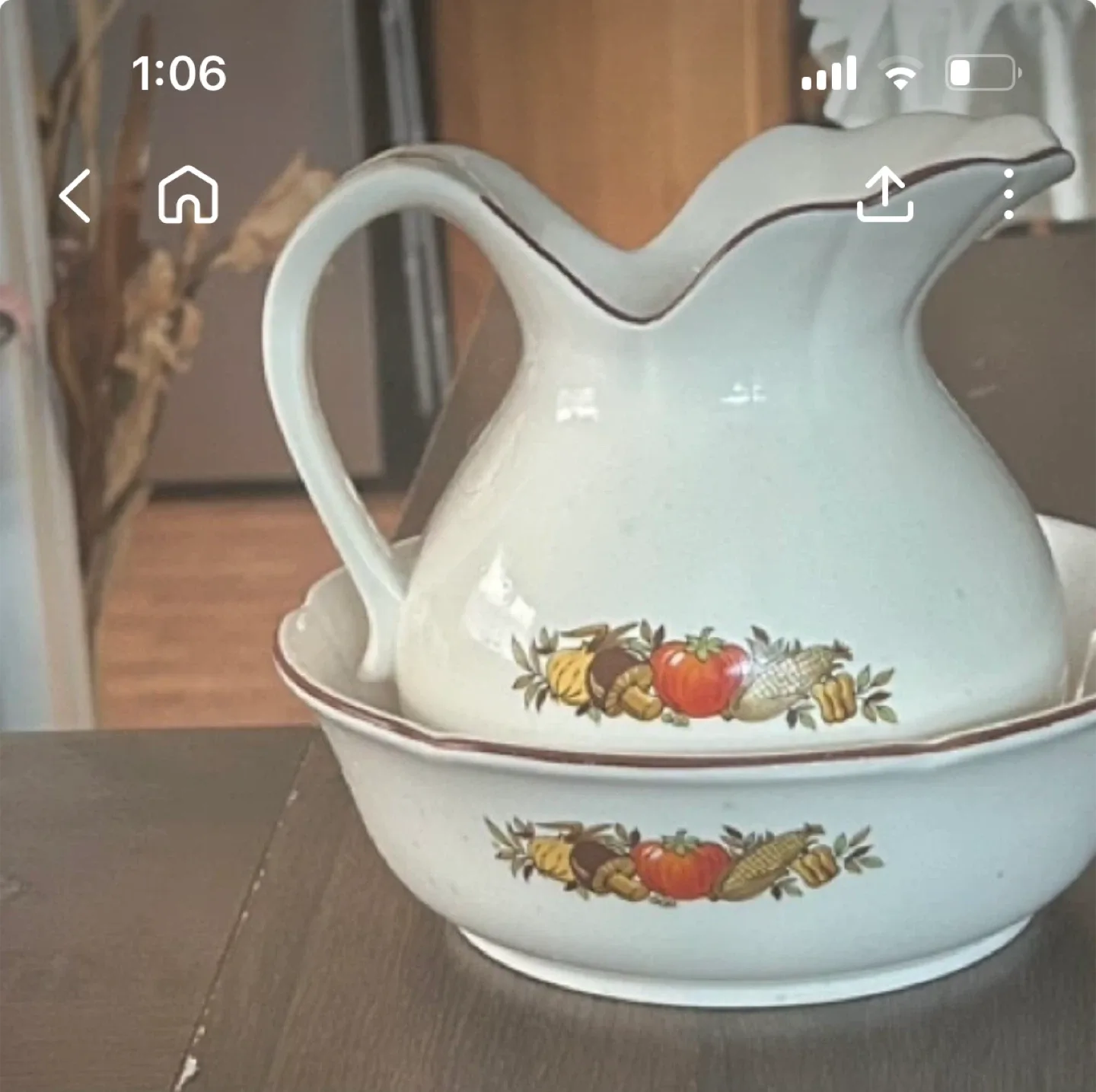 Vintage Pitcher and Bowl Set