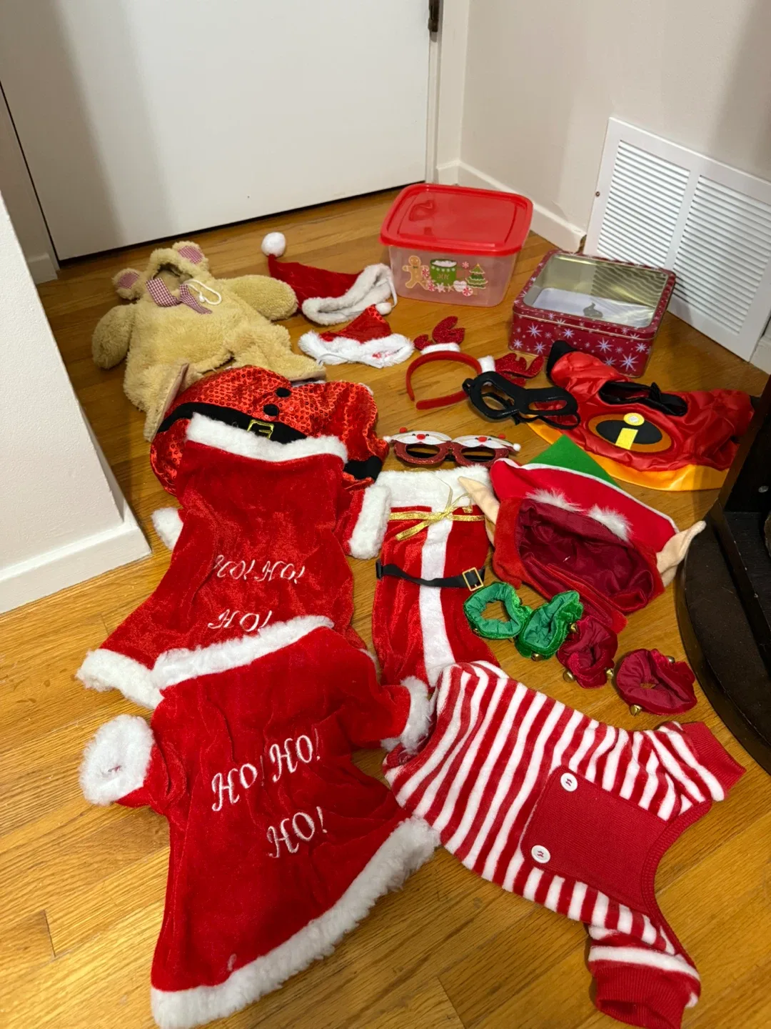 Christmas Dog Costume Lot