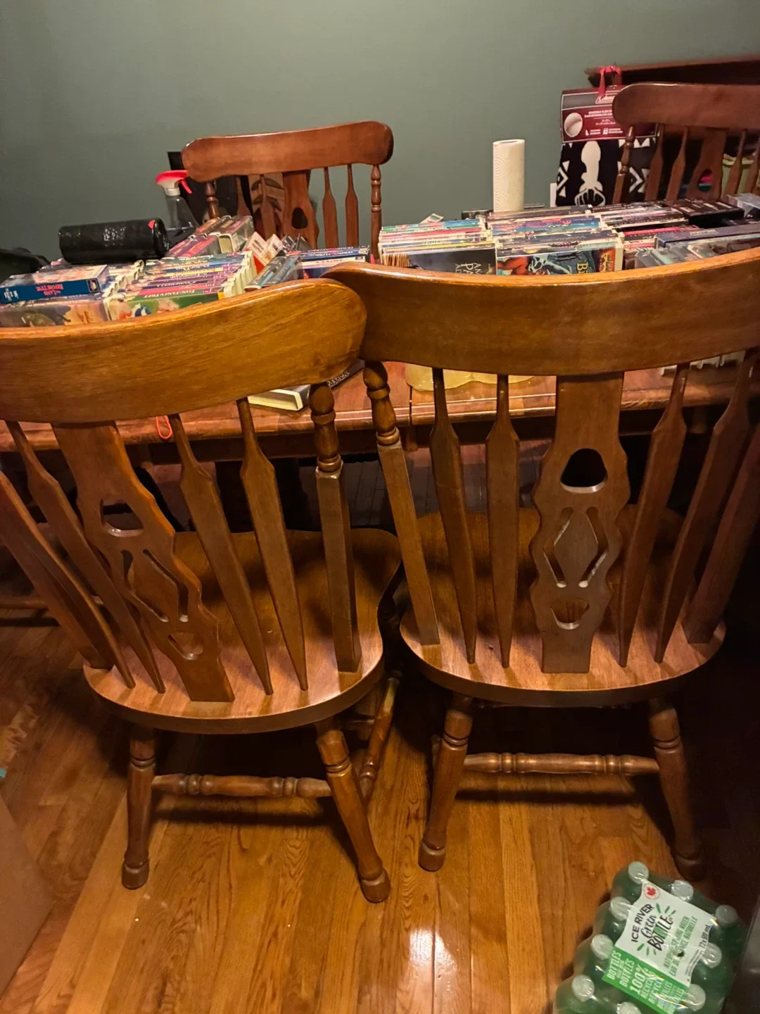 Wooden Dining Table with 6 Chairs image indicator(2)