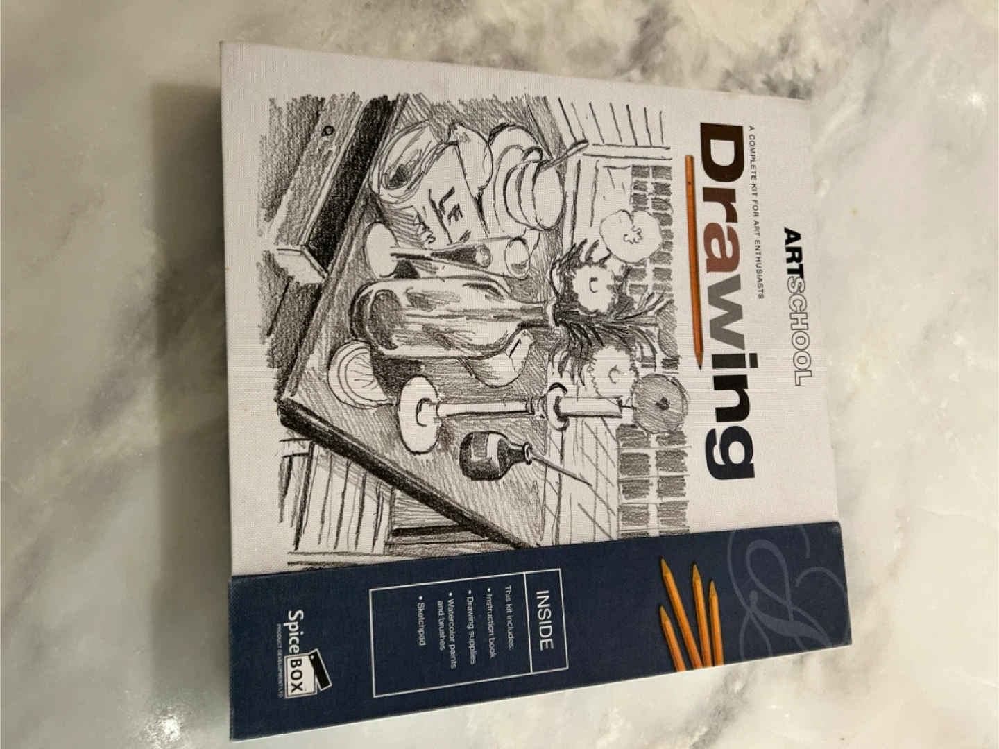 SpiceBox Drawing Art School Kit -New