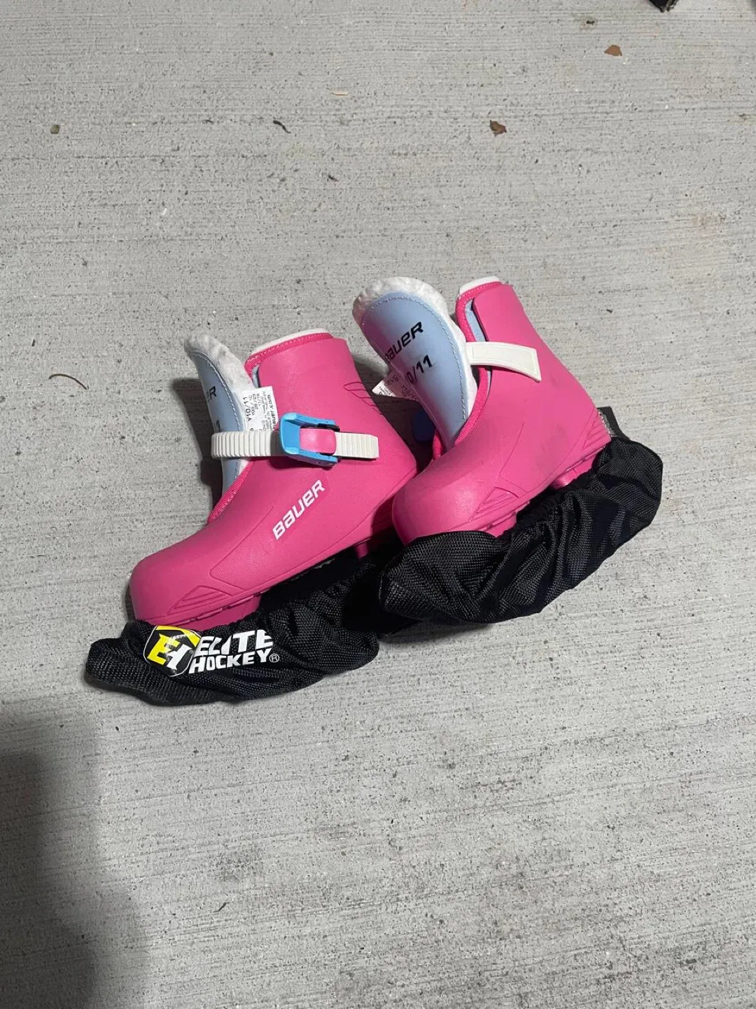 Bauer Pink Ice Skates - Size 10/11 image indicator(2)