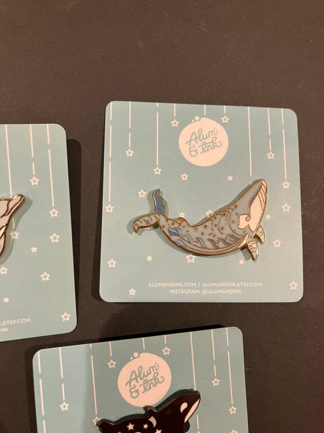 Ocean Life Constellation Enamel Pins image indicator(7)