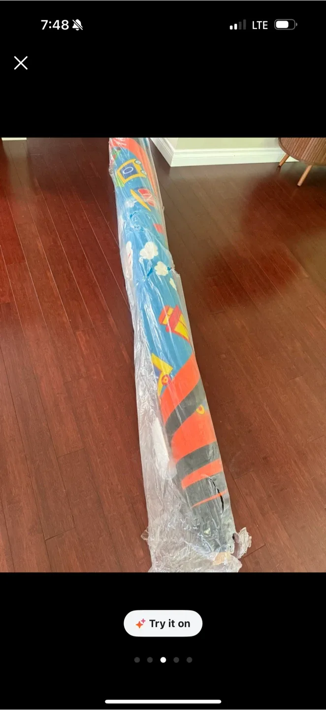 BRAND NEW ! XL Oval Kids Rug 8x14 ft WASHABLE NONSLIP! image indicator(3)