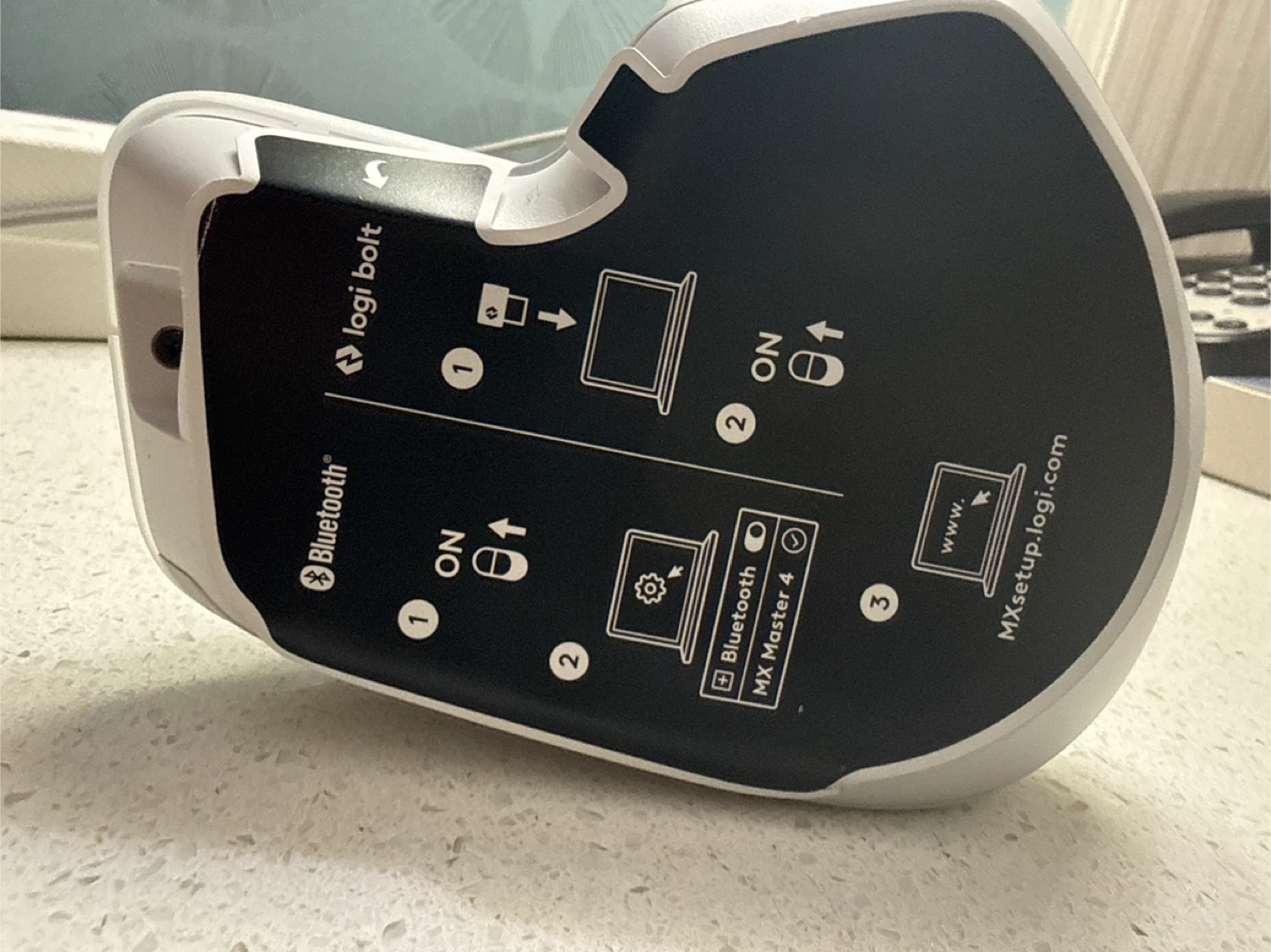Logitech MX Master 4 Pale Grey Wireless Mouse - photo 2