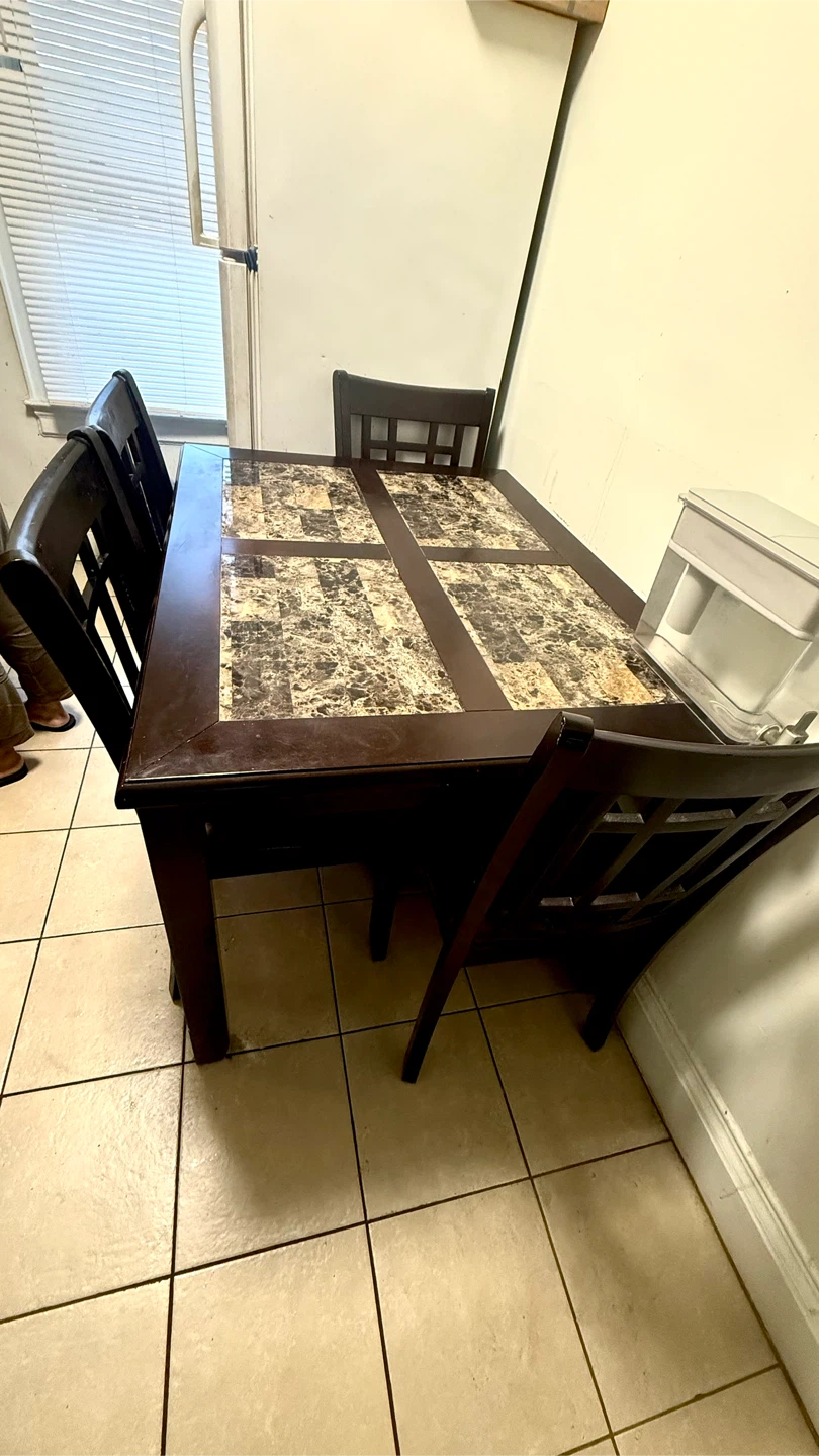 Dining Table with 4 Chairs
