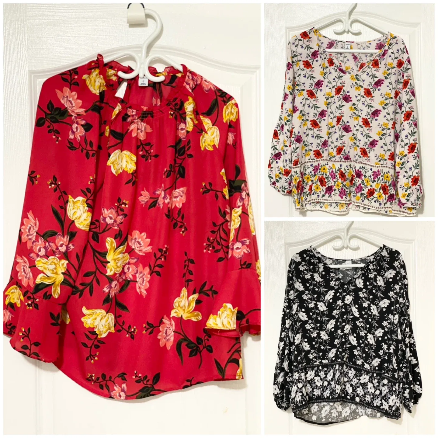 Old Navy Floral Blouse Set - Size L